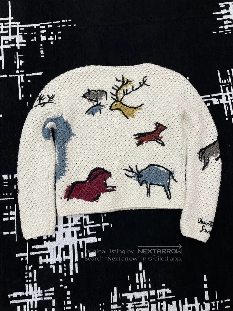Dior Dior White animal hollow print sweater Size XS / US 0-2 / IT 36-38 - 4 Thumbnail
