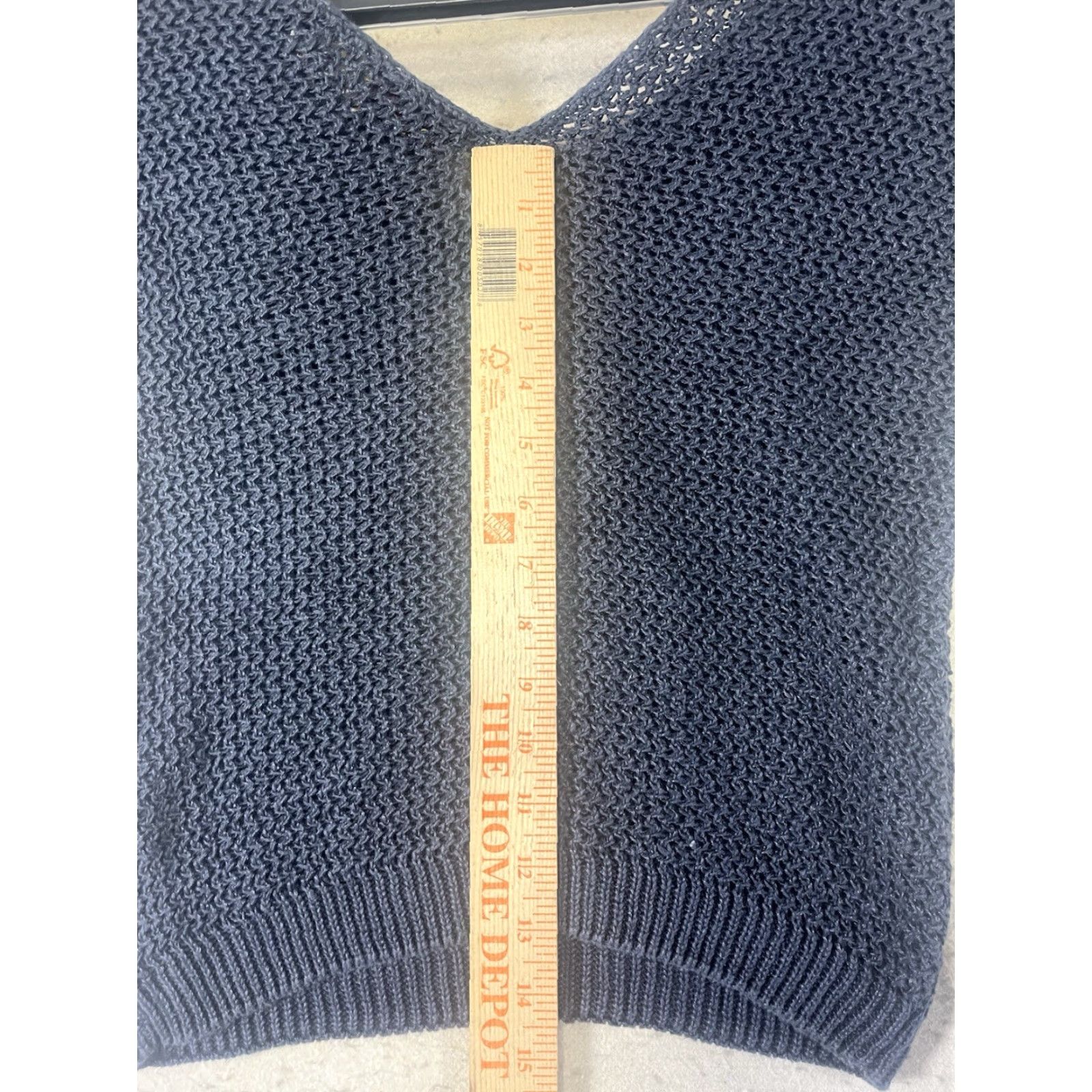 Vintage VINTAGE Cassidy Vest Sweater Knit Linen Blue Small Womens Sleeveless Boat Neck Slim All Seasons 100% Linen Vest Summer Fall Spring Winter Size S / US 4 / IT 40 - 4 Thumbnail