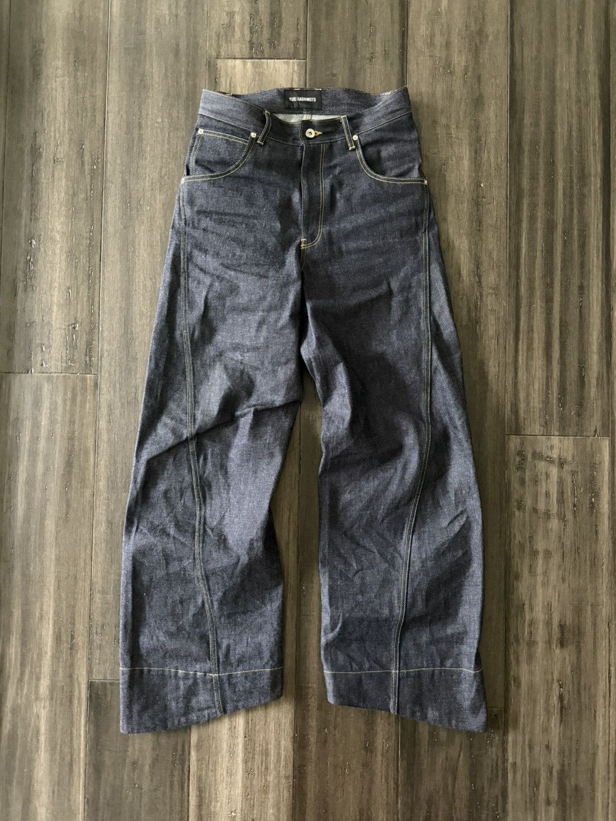 Japanese Brand Yuki Hashimoto Twisted Denim Raw Indigo 44 | Grailed