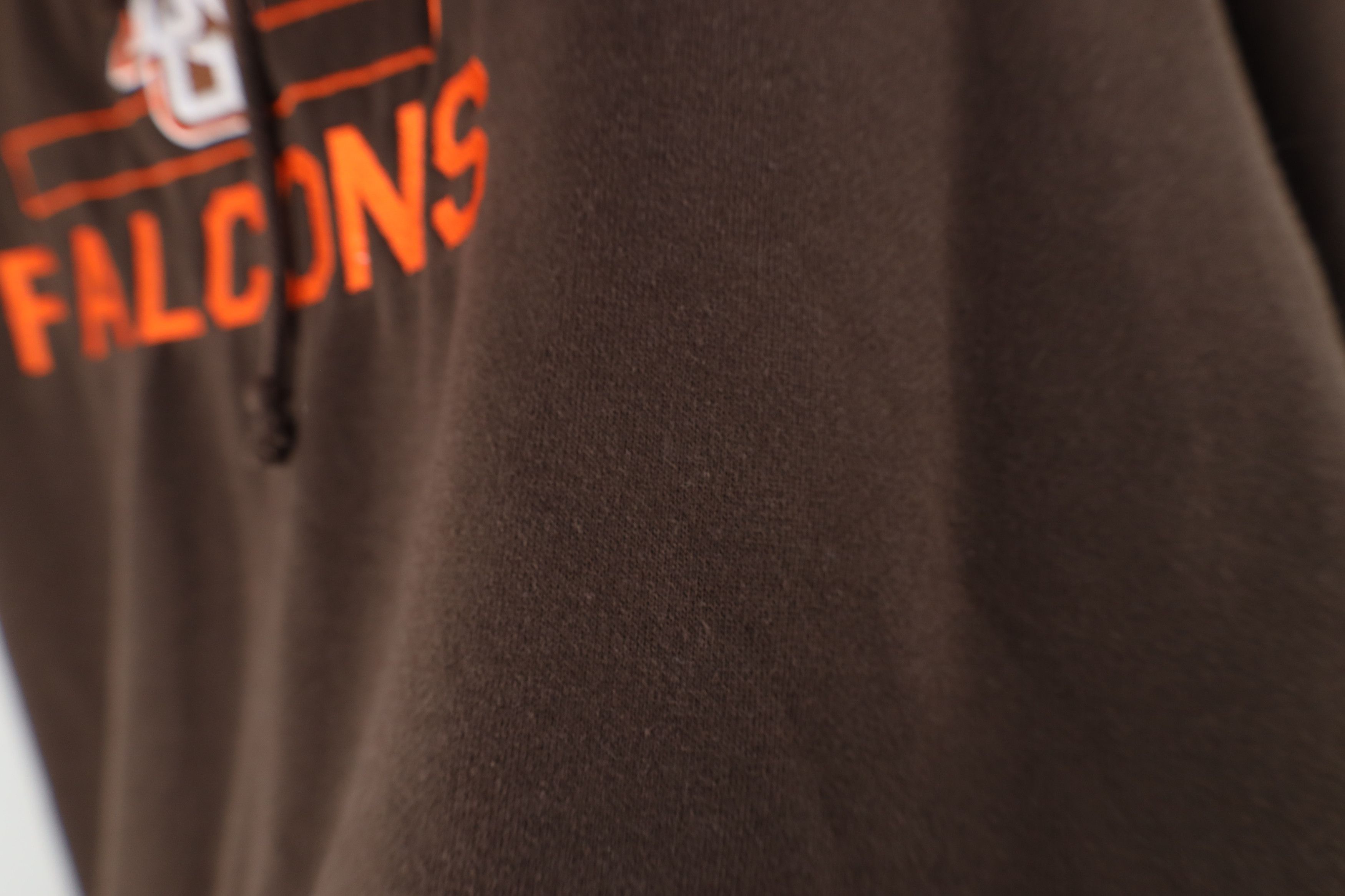 Vintage Vintage 90s Y2K Bowling Green State University Hoodie Brown Size US M / EU 48-50 / 2 - 6 Thumbnail