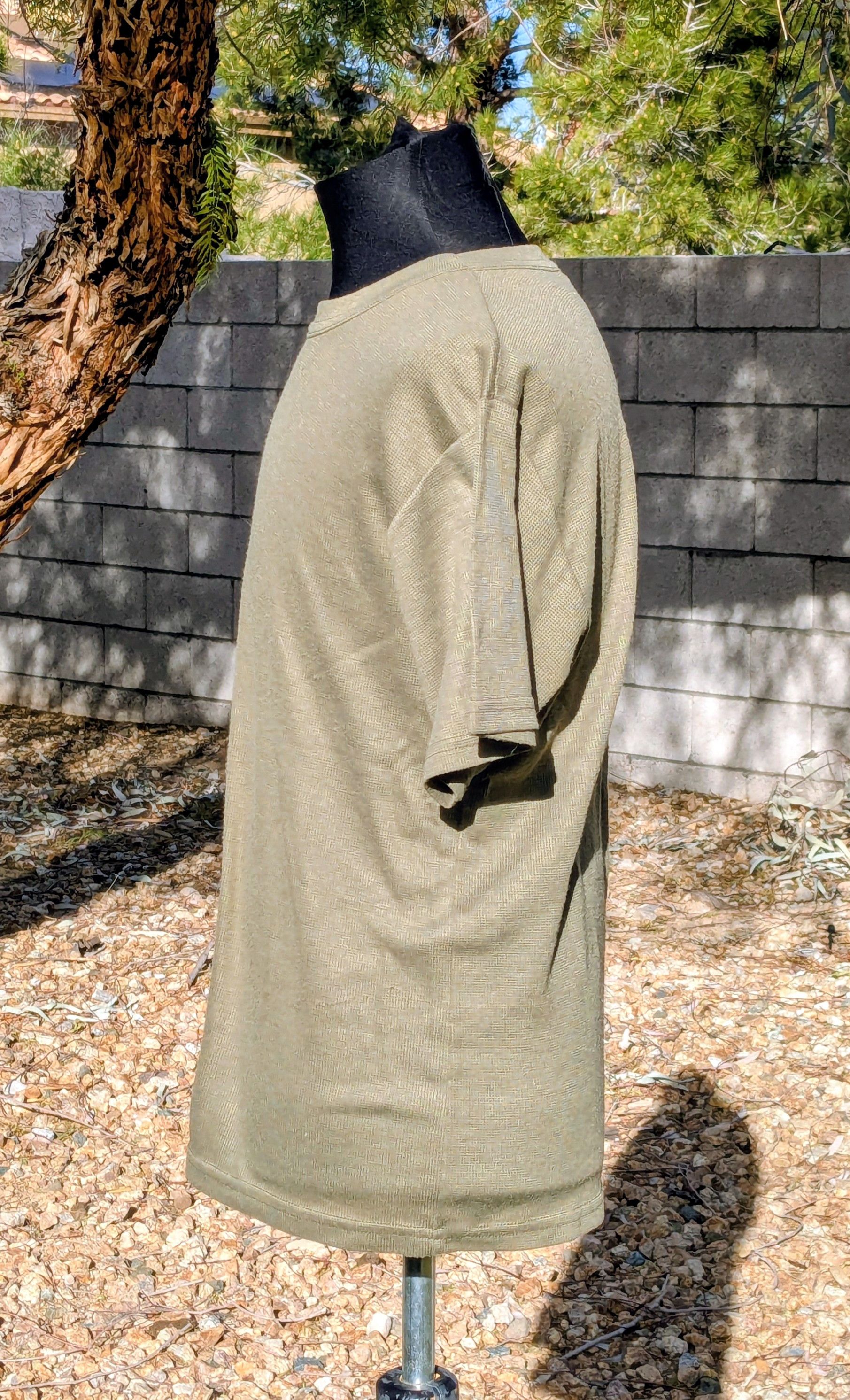 L.L. Bean Vintage L.L. Bean Poly/Nylon Olive Short Sleeve T-Shirt Size US M / EU 48-50 / 2 - 3 Thumbnail