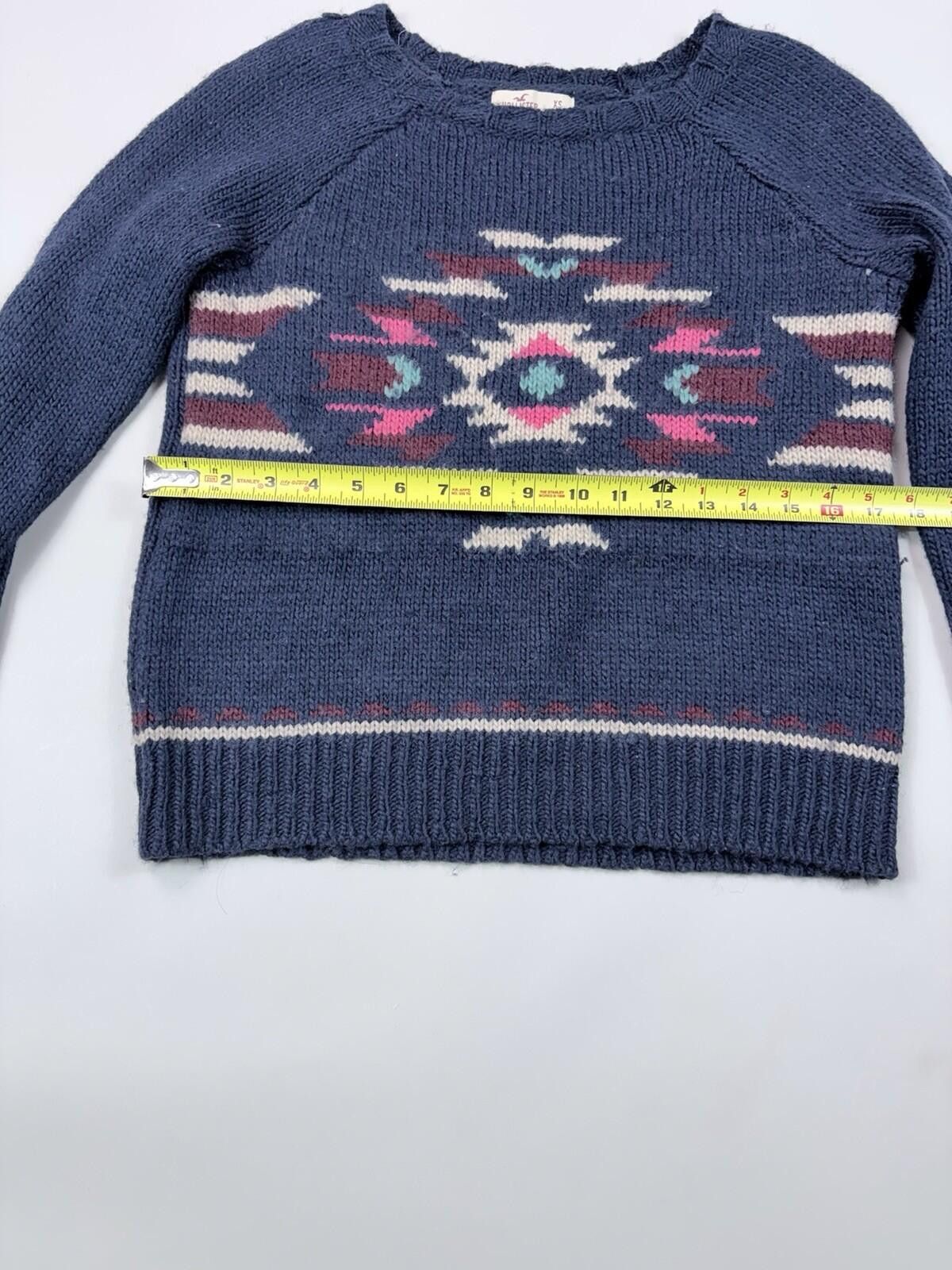 Hollister Hollister Women’s Wool-Blend Sweater In Navy Blue Size XS Size XS / US 0-2 / IT 36-38 - 5 Thumbnail