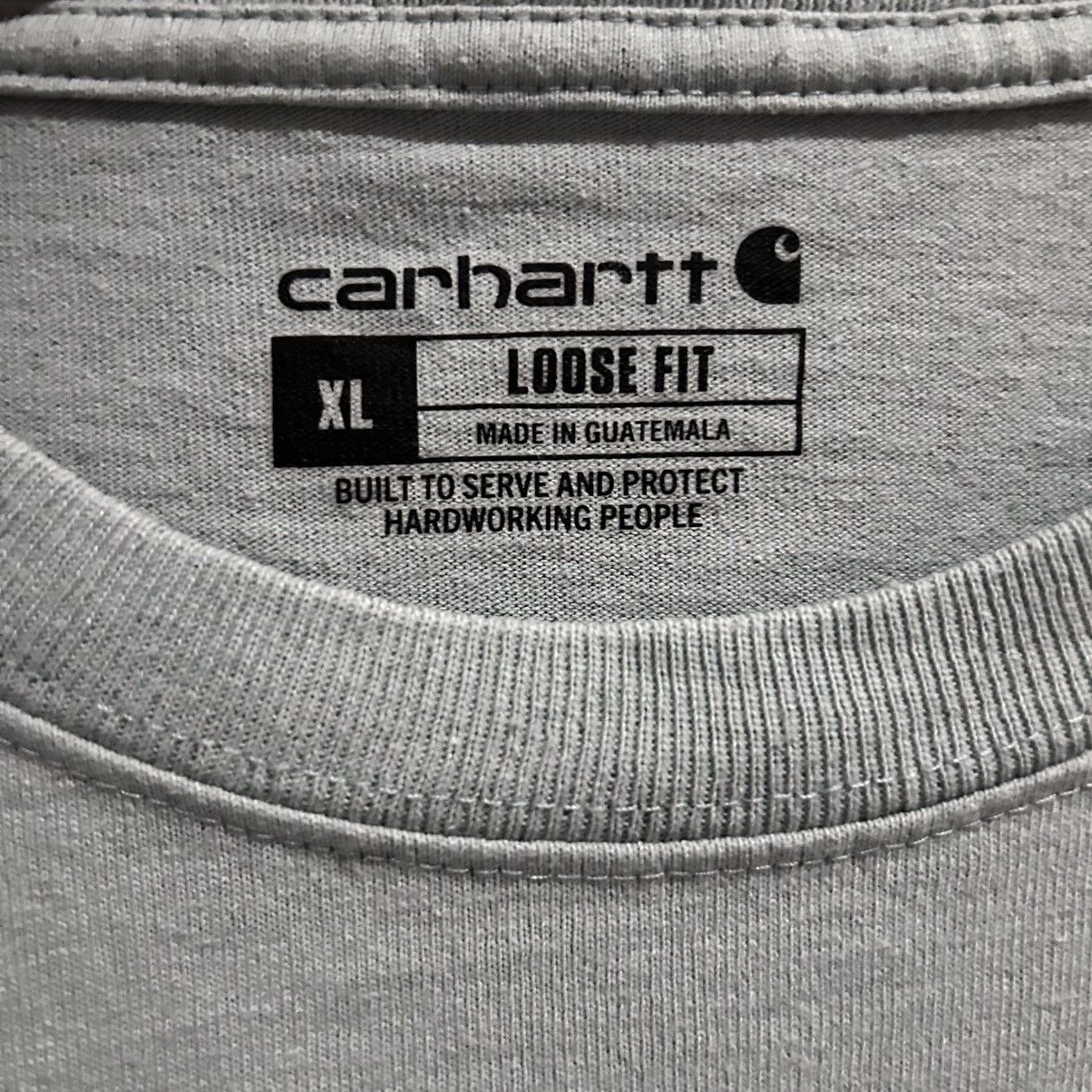 Carhartt Vintage tshirt carhartt blue XL loose fit Size US XL / EU 56 / 4 - 2 Thumbnail