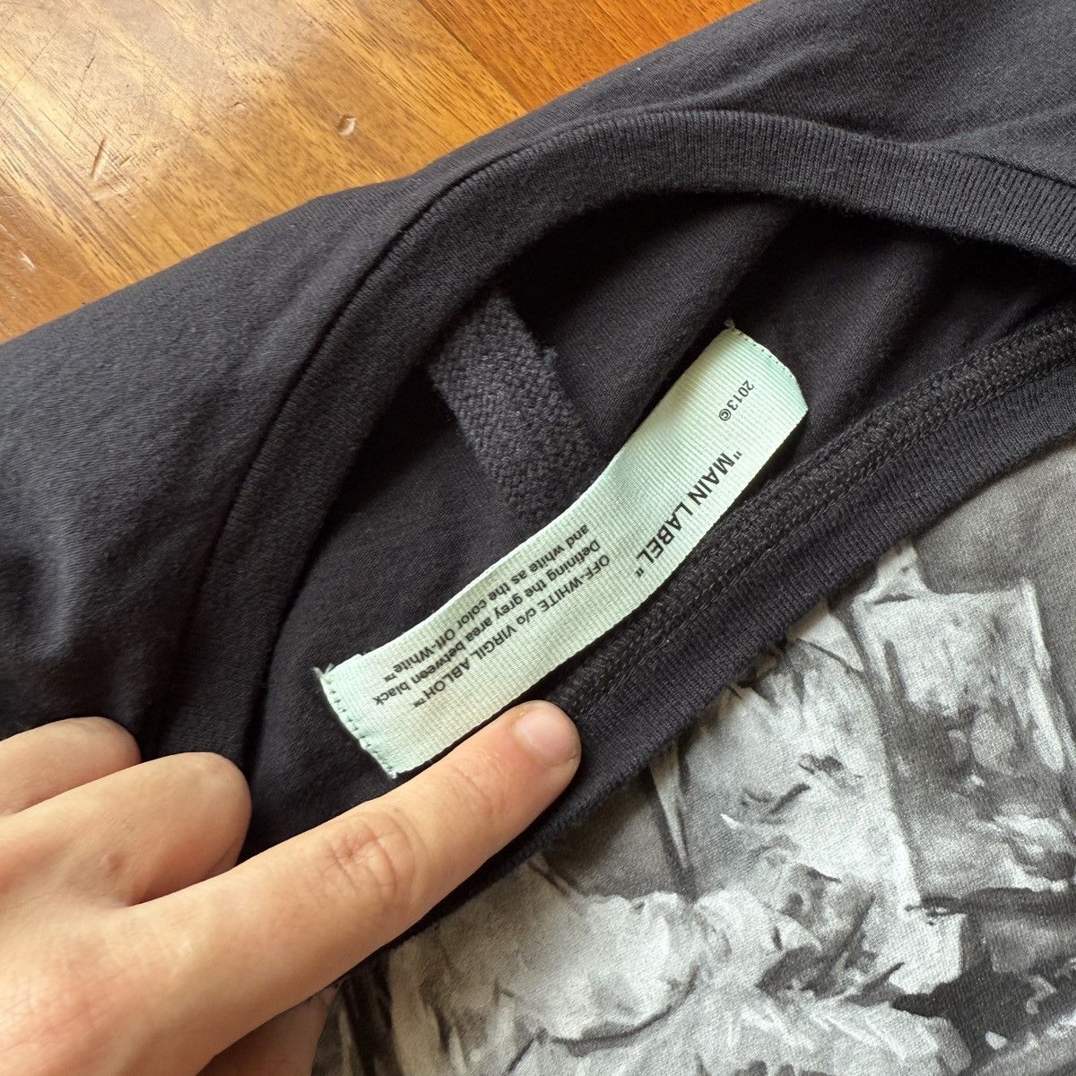 Off-White Off-White slim fit summer 1863 tee size L Size US L / EU 52-54 / 3 - 3 Thumbnail