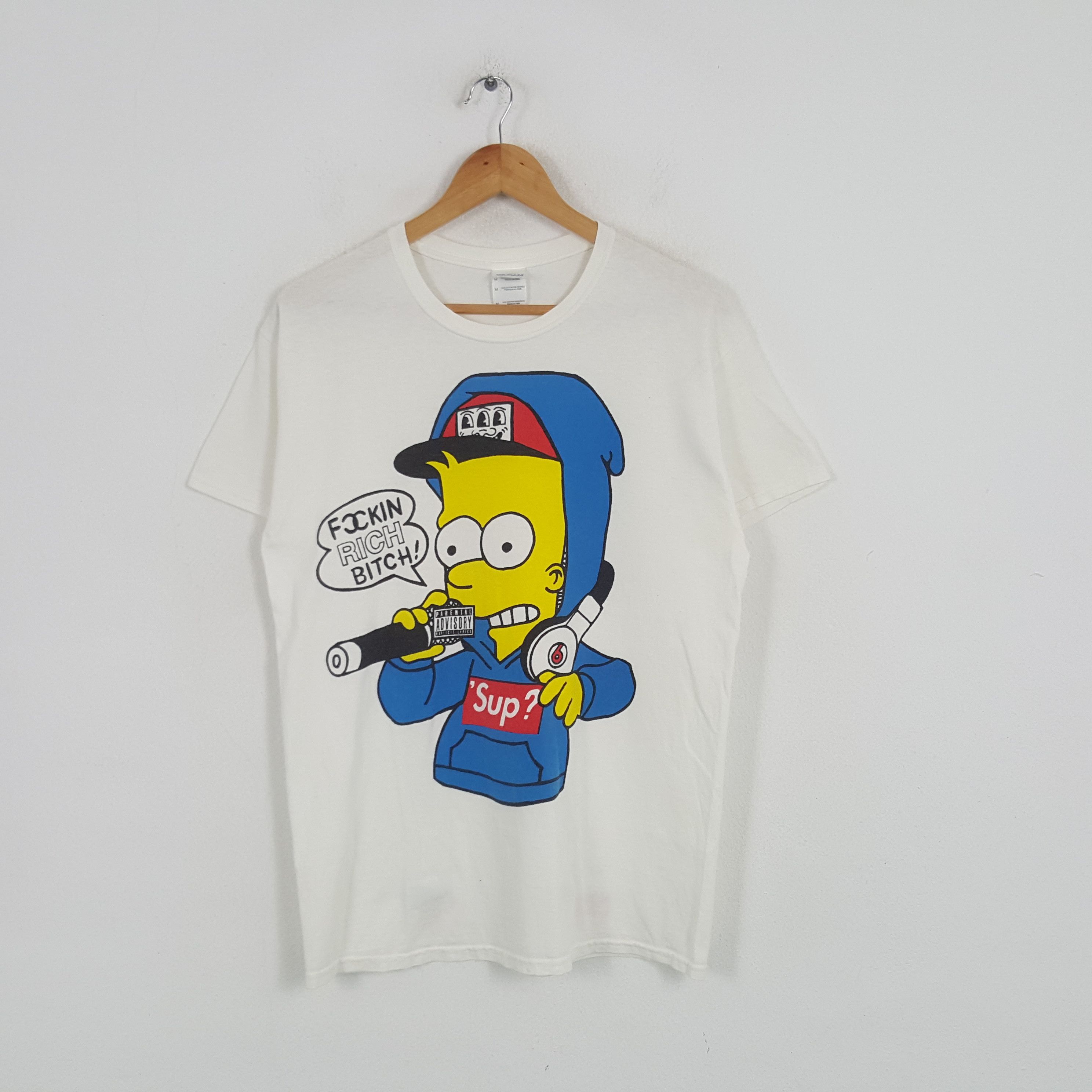 The Simpsons × Vintage Vintage The Simpson Cartoon Character Parody Supreme Tshirt Size US M / EU 48-50 / 2 - 1 Thumbnail