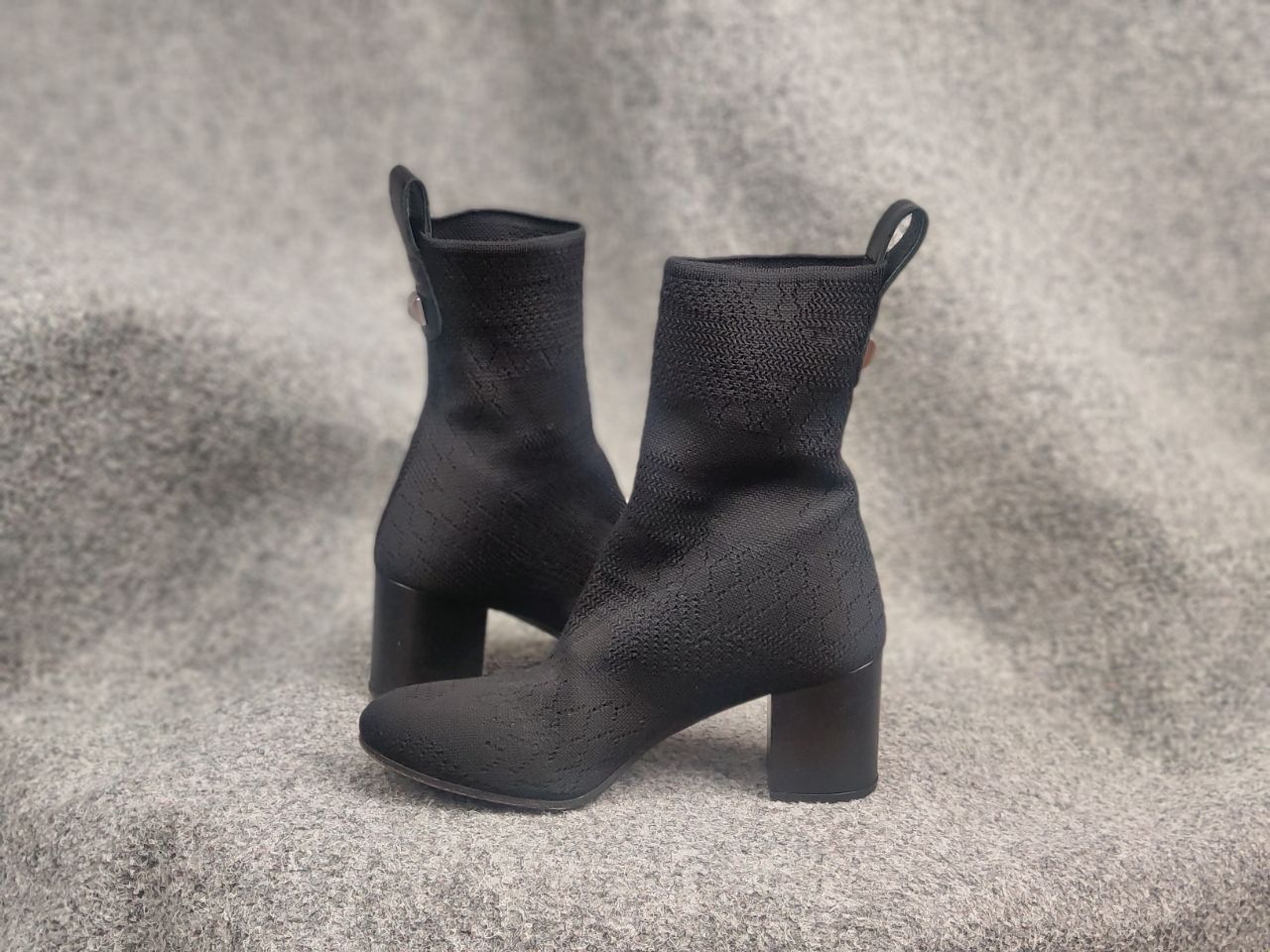 Zadig & Voltaire Zadig & Voltaire Design Studded Accents Sock Black Boots Size US 6 / IT 36 - 11 Thumbnail