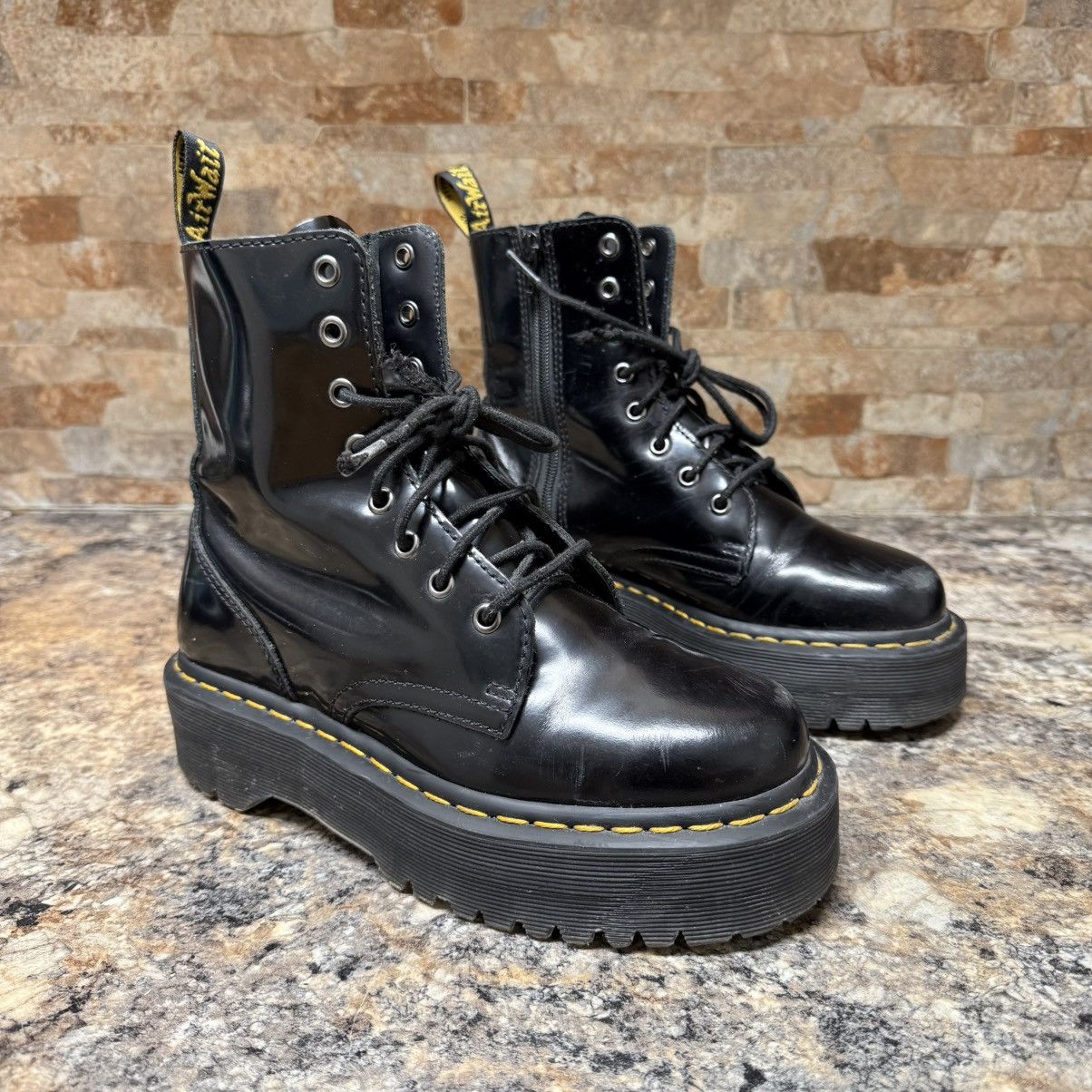 Dr. Martens Dr. Martens Jadon Womens Leather Platform Boots Black Size 7 Size US 7 / IT 37 - 1 Thumbnail