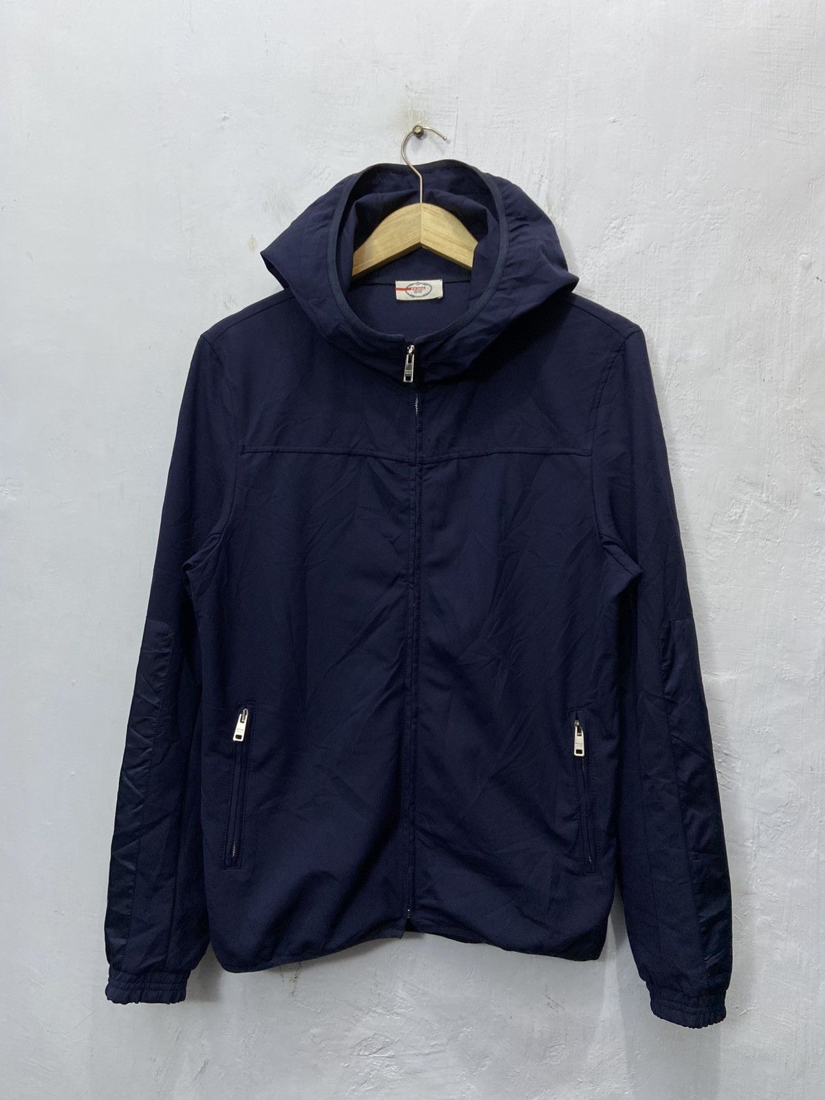 Prada Prada Linea Rossa Full Zip Hoodie Cotton Nylon Size US L / EU 52-54 / 3 - 2 Thumbnail