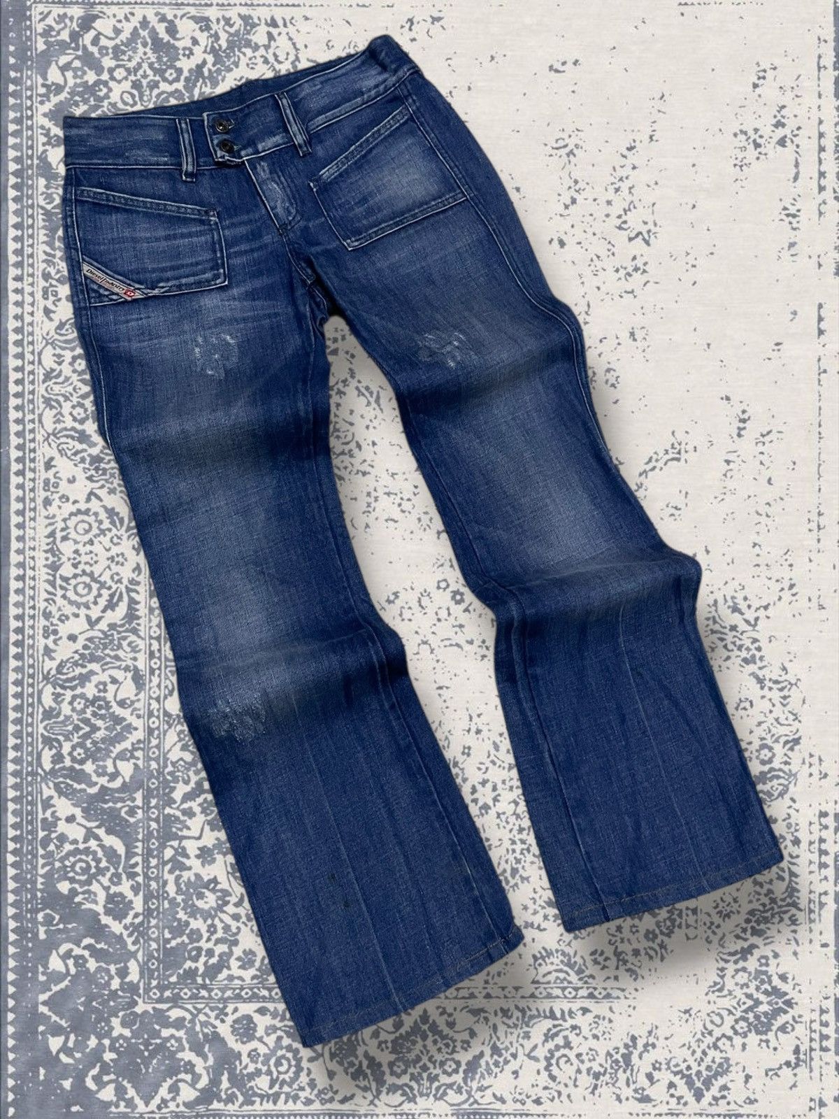 Designer × Diesel × Vintage Vintage Designer Diesel Industry Denim Flared Division Size US 26 / EU 42 - 2 Thumbnail