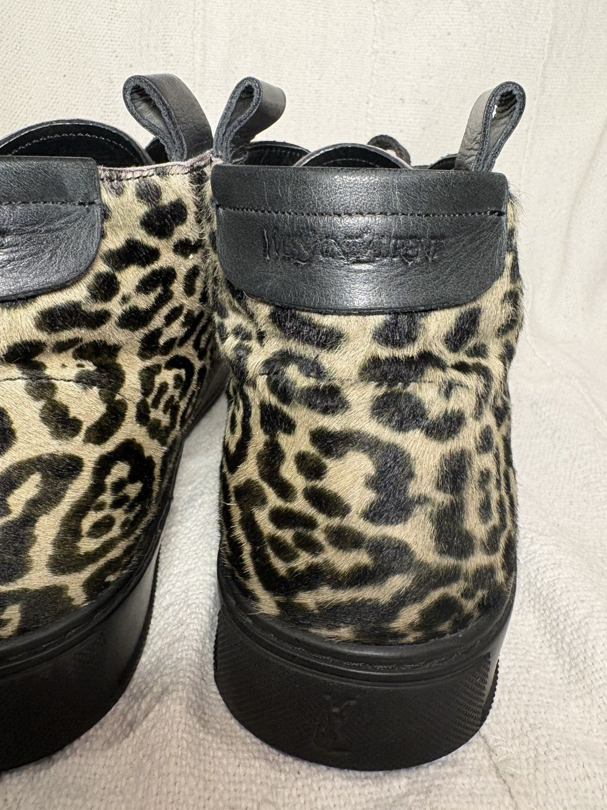 Yves Saint Laurent Size 41 US 8.5 YSL Saint Laurent Leopard Haircalf Sneakers Size US 8.5 / EU 41-42 - 5 Thumbnail