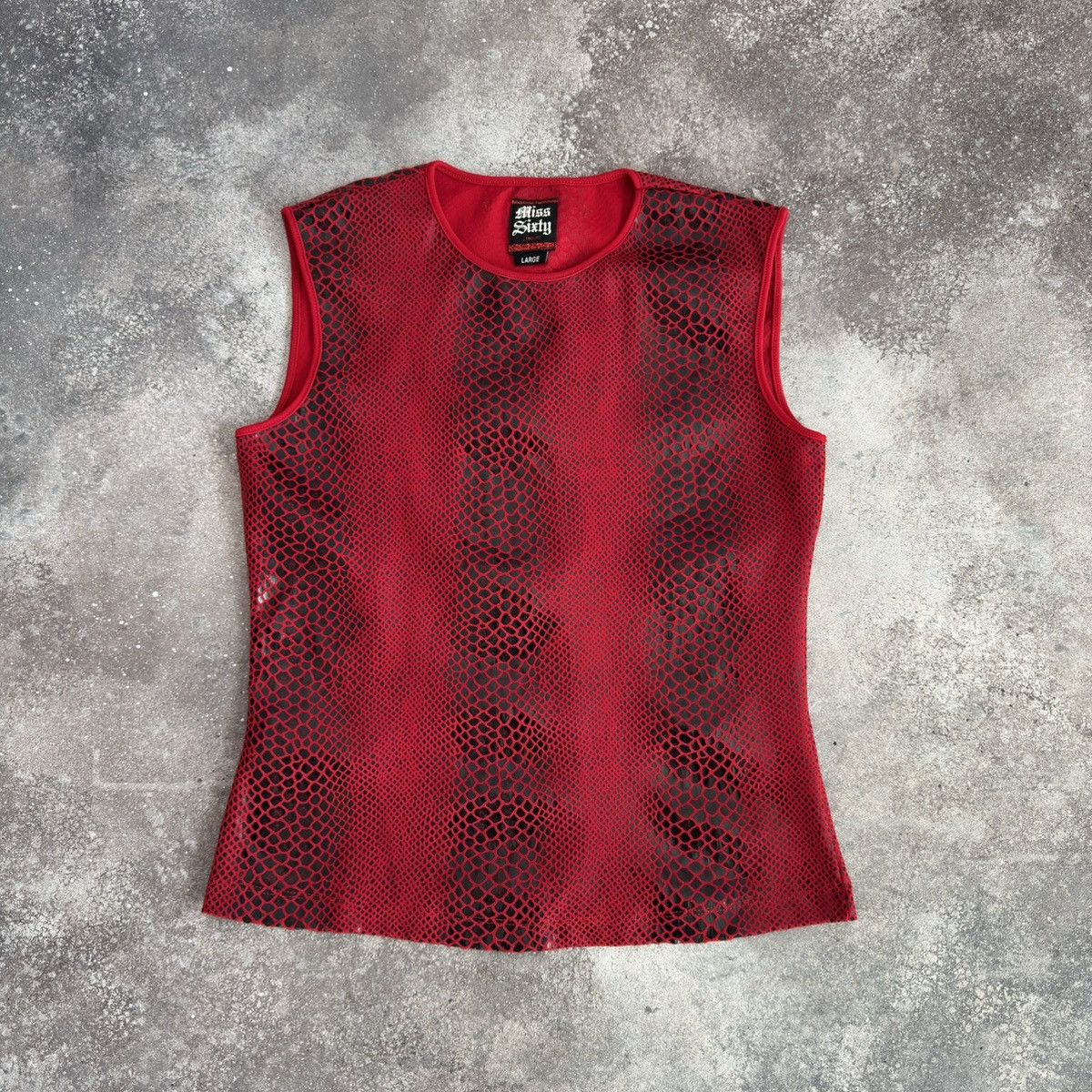 Miss Sixty × Vintage Miss Sixty Vintage Tank Top (Jean Paul Gaultier style) Size L / US 10 / IT 46 - 2 Thumbnail