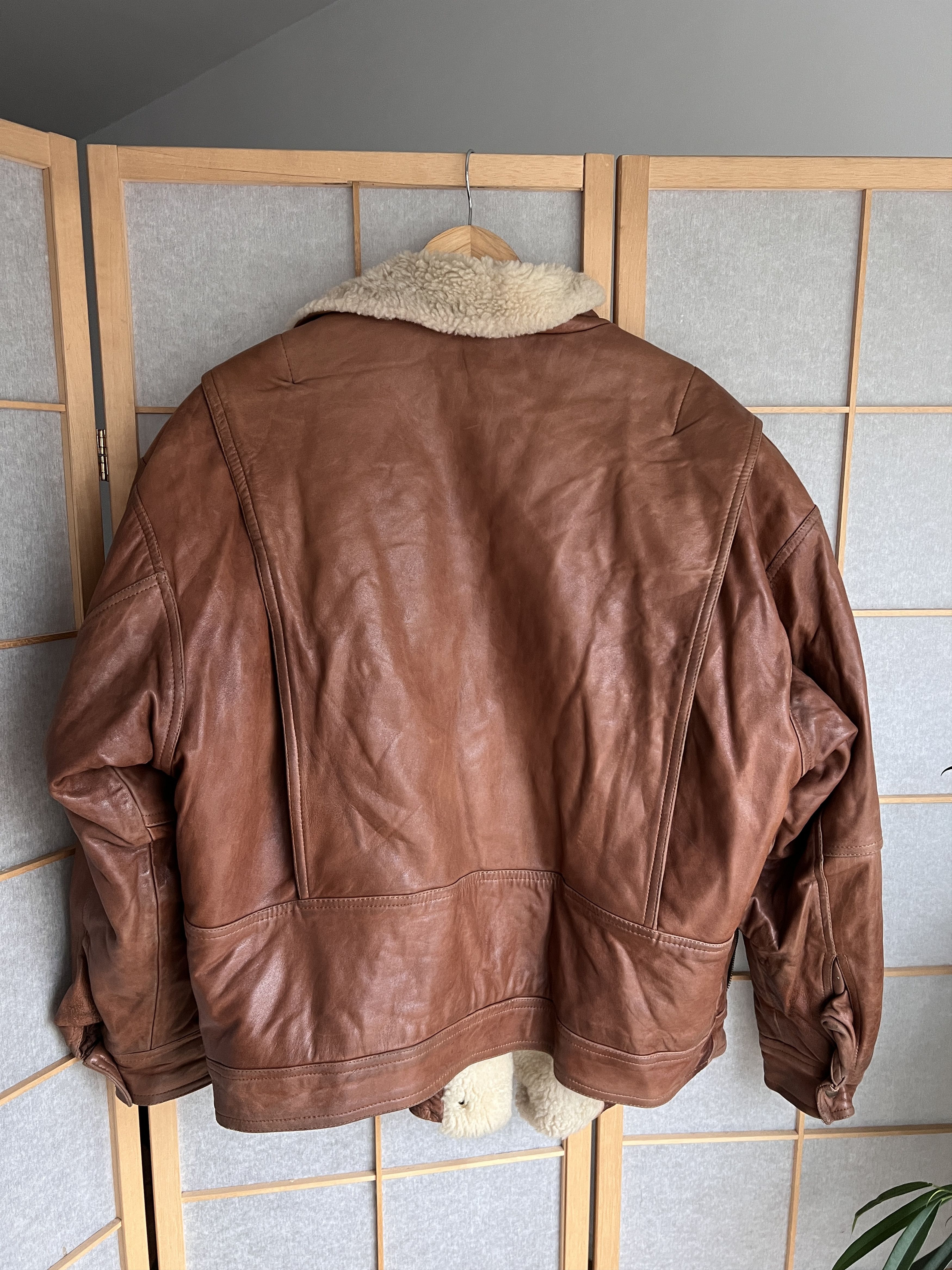 Le Grande Bleu (L.G.B.) Rick Owens Type VTG 00s Yohji Yamamoto Style Leather Jacket Size US XL / EU 56 / 4 - 21 Thumbnail