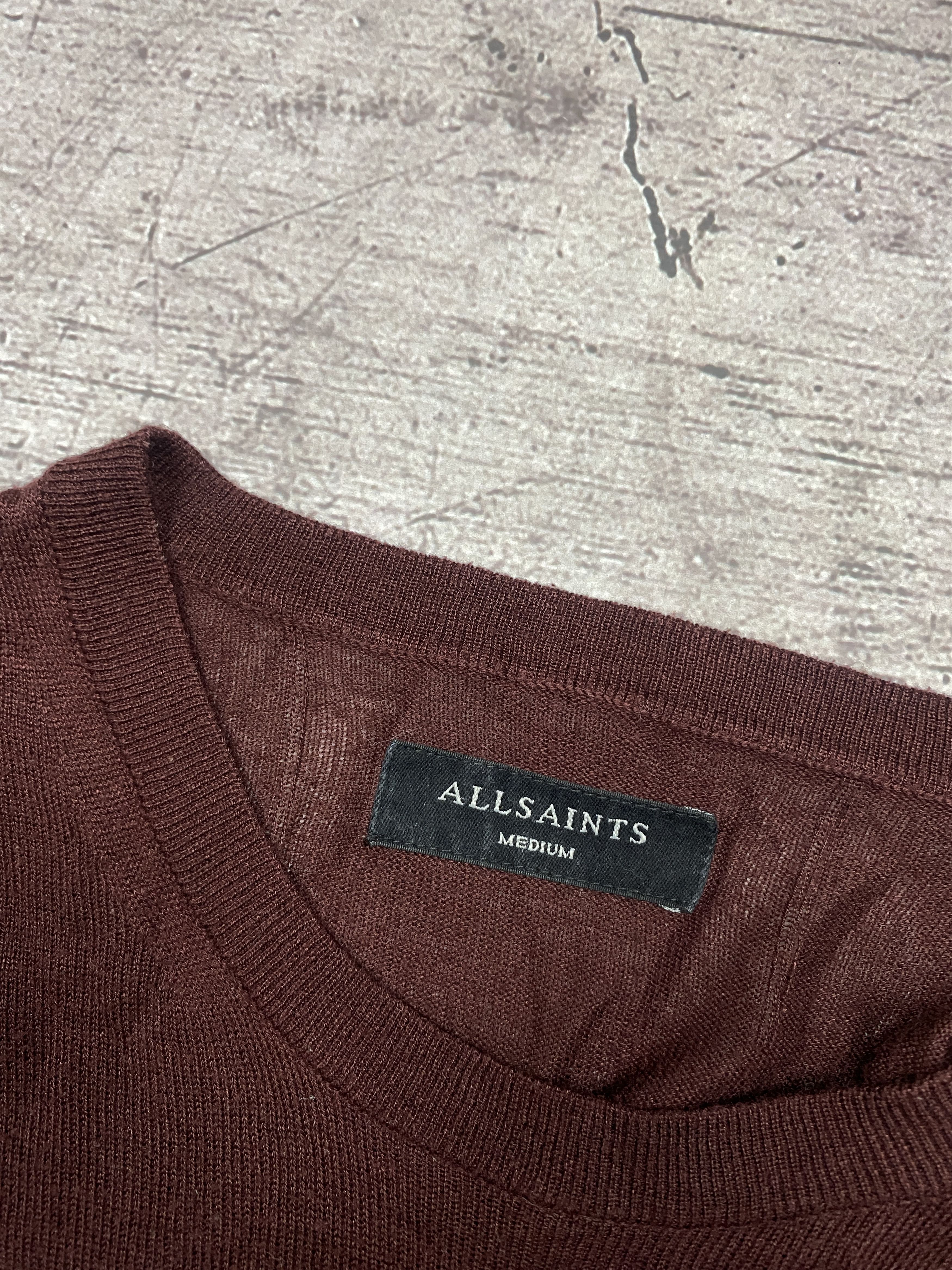 Allsaints Allsaints Mens Nomo Crew Neck Sweater Size US M / EU 48-50 / 2 - 4 Thumbnail