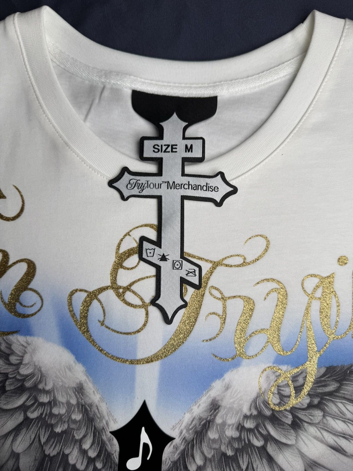 Drain Gang × Haunted Mound Joeyy “Try” Tour tee Size US M / EU 48-50 / 2 - 5 Thumbnail