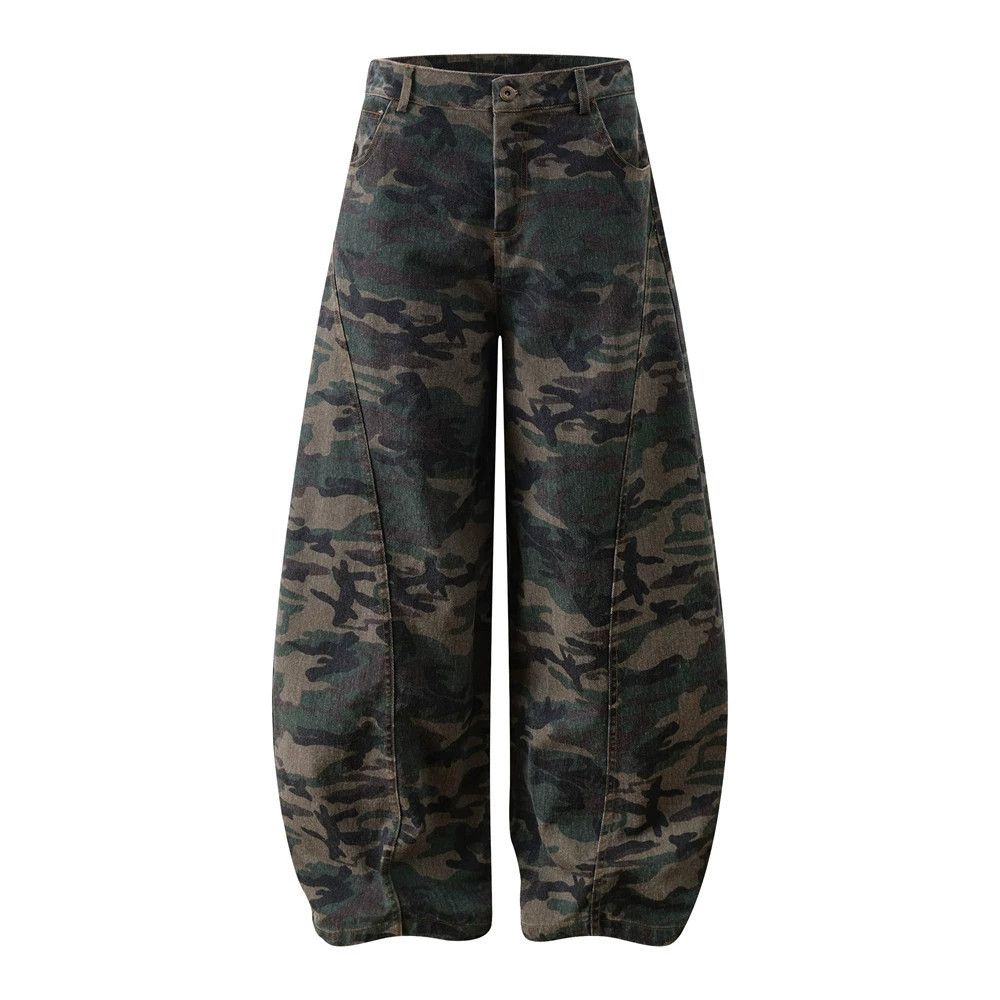 Jean American men's loose cargo retro camouflage machete jeans Size US 32 / EU 48 - 1 Thumbnail