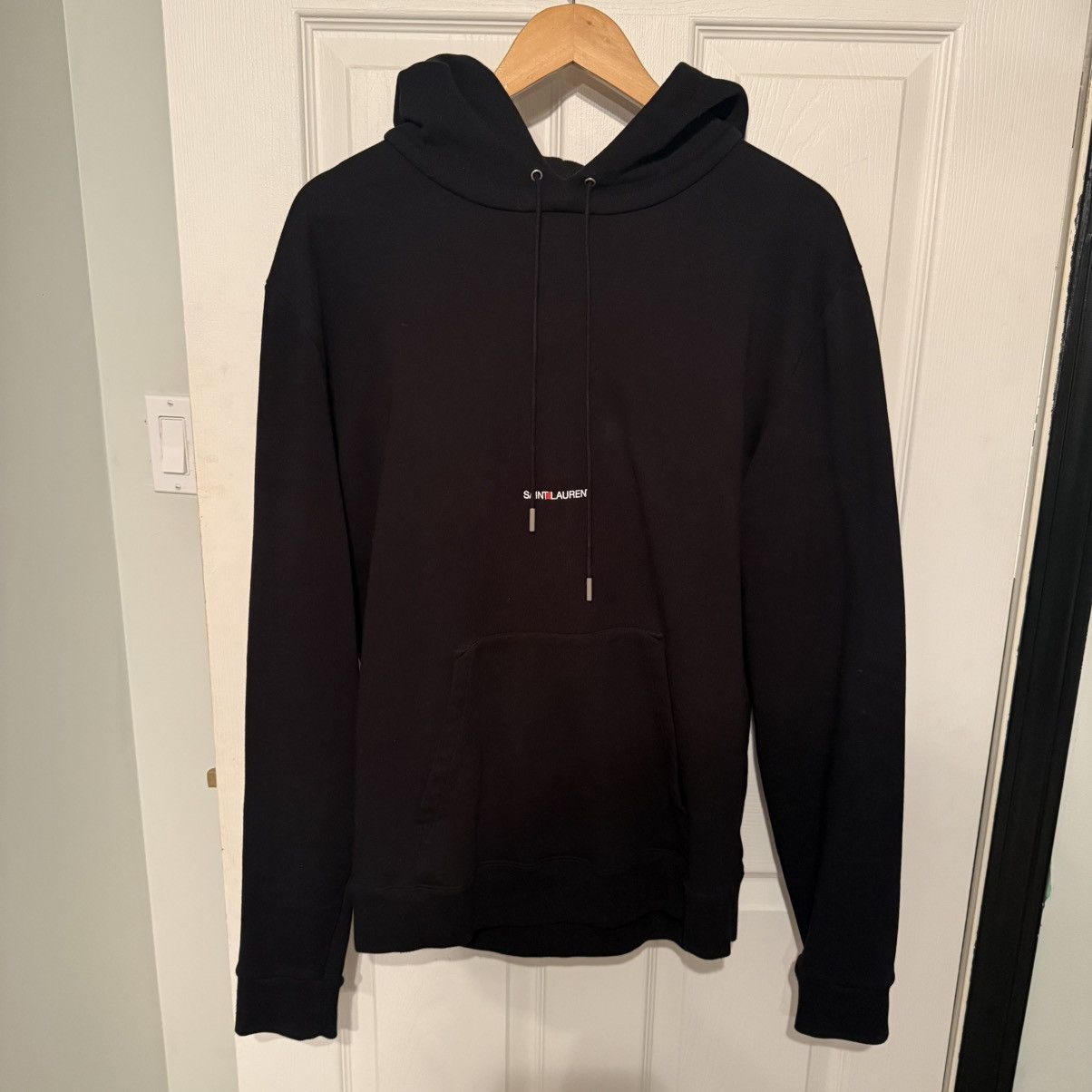 Saint Laurent Paris Saint Laurent Archive Logo Hoody Size US L / EU 52-54 / 3 - 1 Thumbnail