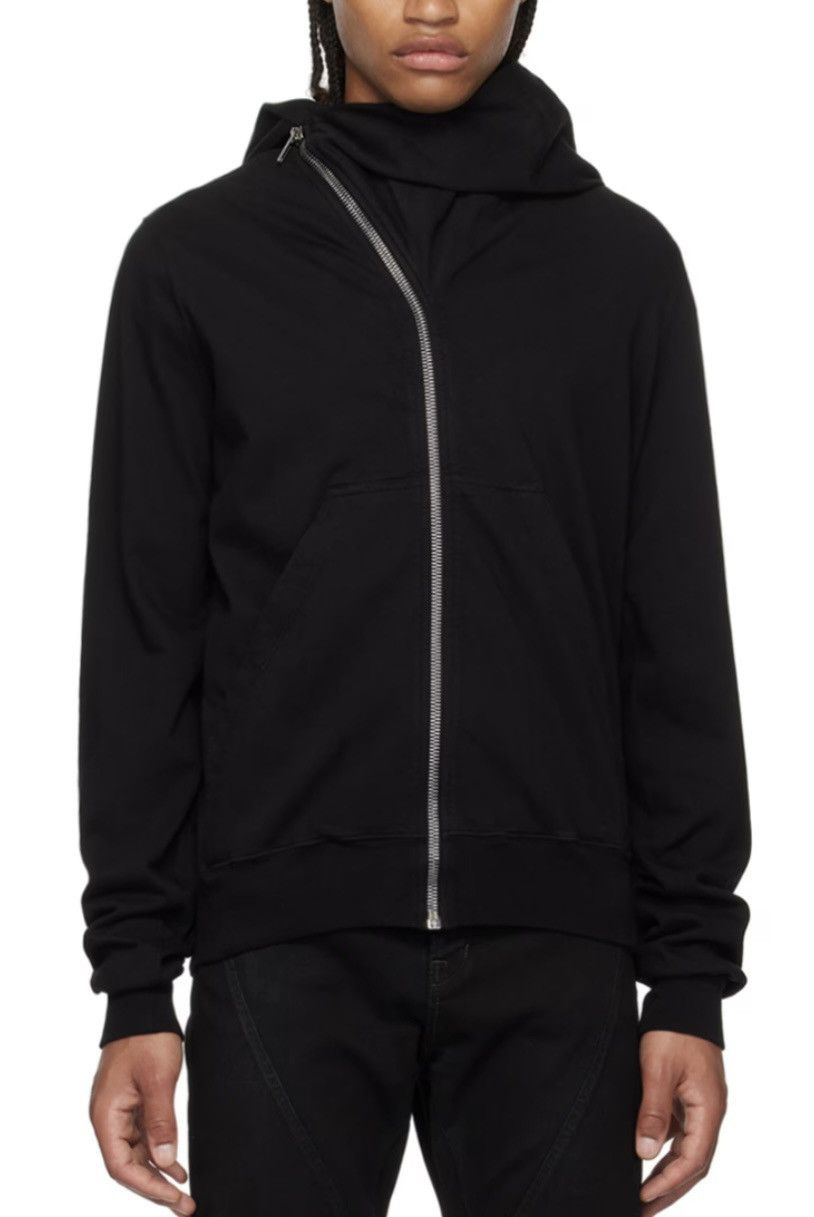 Rick owens asymmetric zip hoodie sale