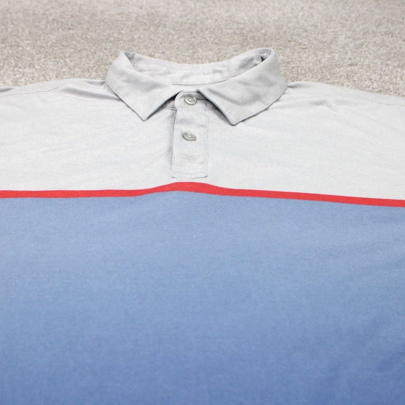 Callaway Callaway Opti-Dri Polo Shirt Mens XL Blue/Gray Polyester Stretch S/S Pullover Polo Size US XL / EU 56 / 4 - 4 Thumbnail
