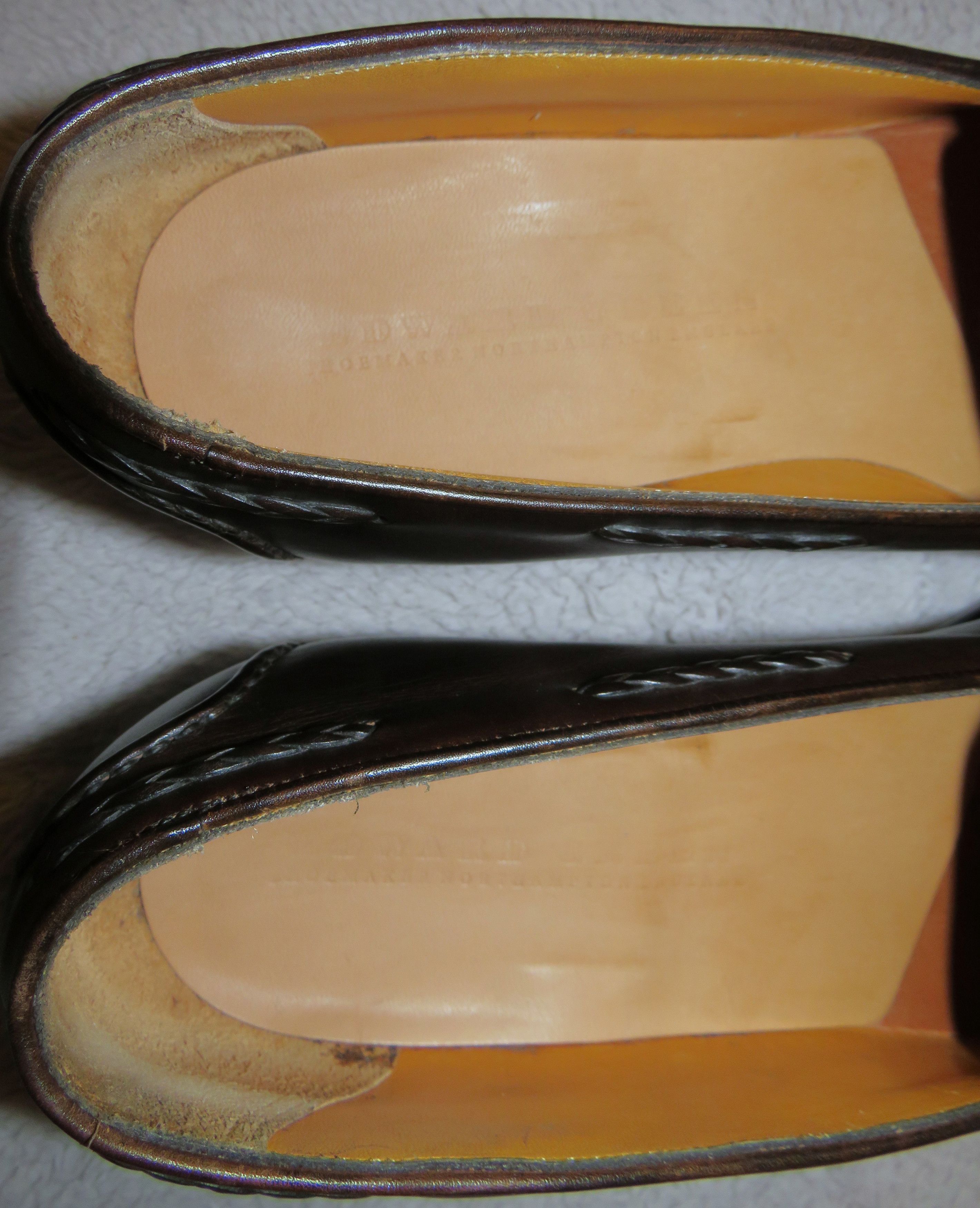 Edward Green Belgravia Dark Oak Antique Loafers 10.5 C NWB Size US 10.5 / EU 43-44 - 12 Thumbnail
