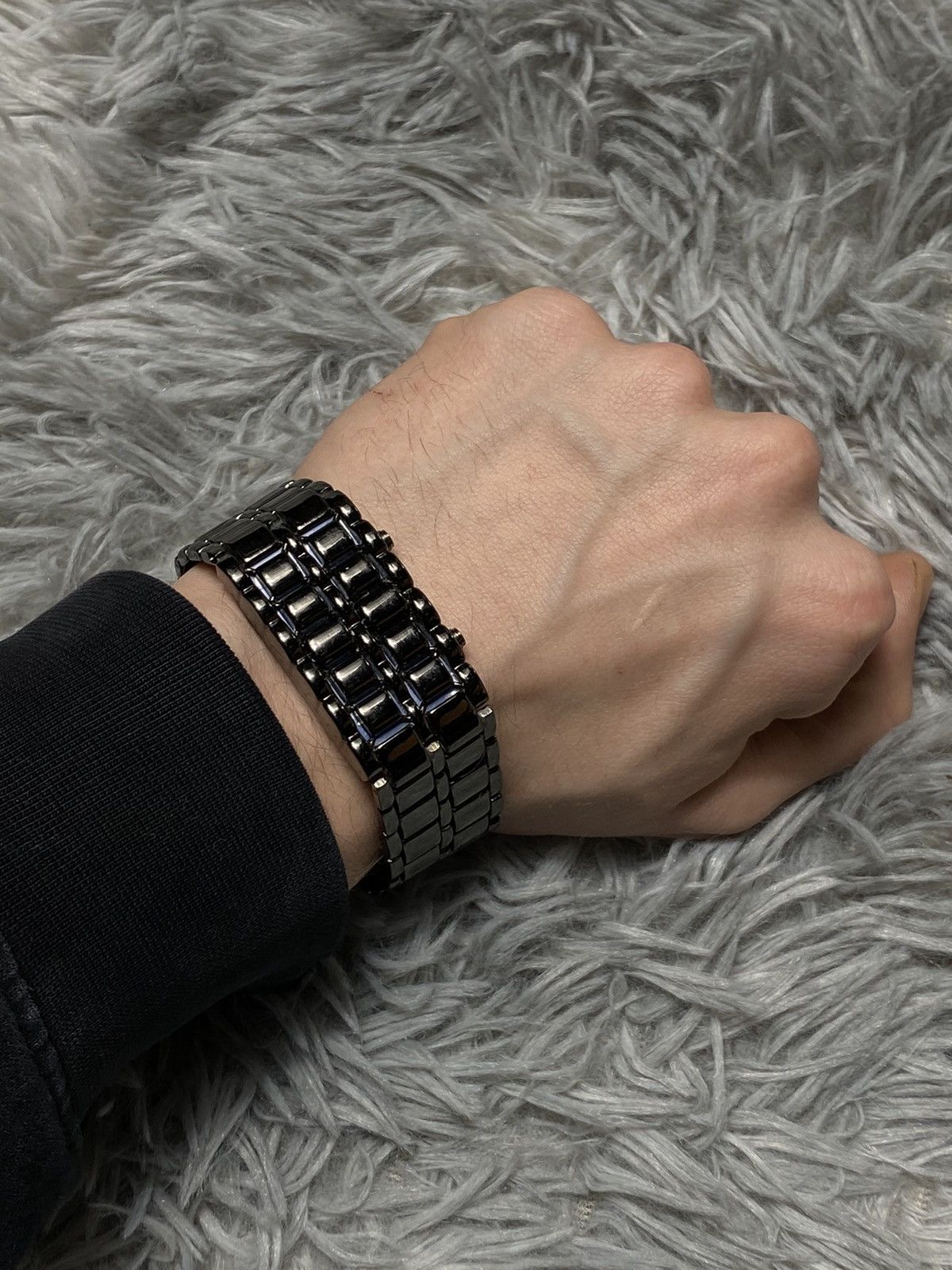 Jewelry Futuristic Black LED Watch - Japanese Brand Size ONE SIZE - 3 Thumbnail