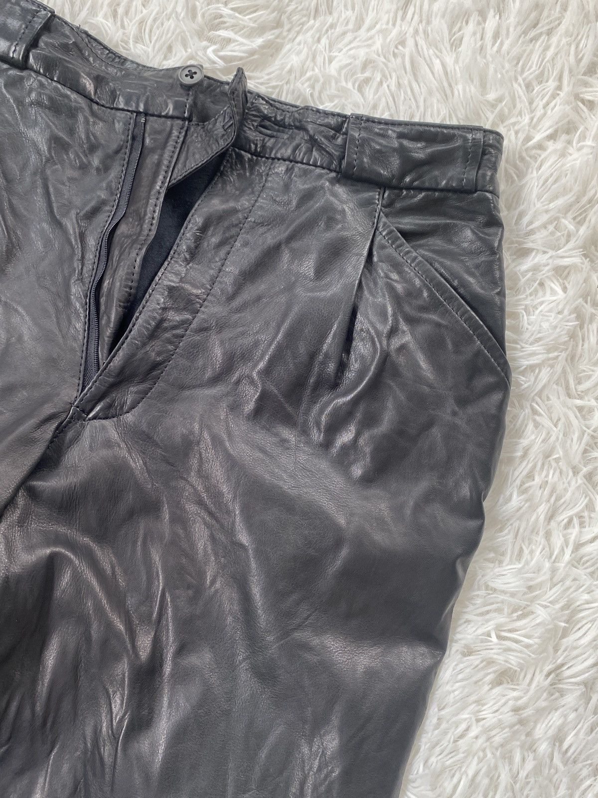 Dior 🔥BINDING Now 🔥 Vintage Dior Leather pants Size US 30 / EU 46 - 8 Thumbnail