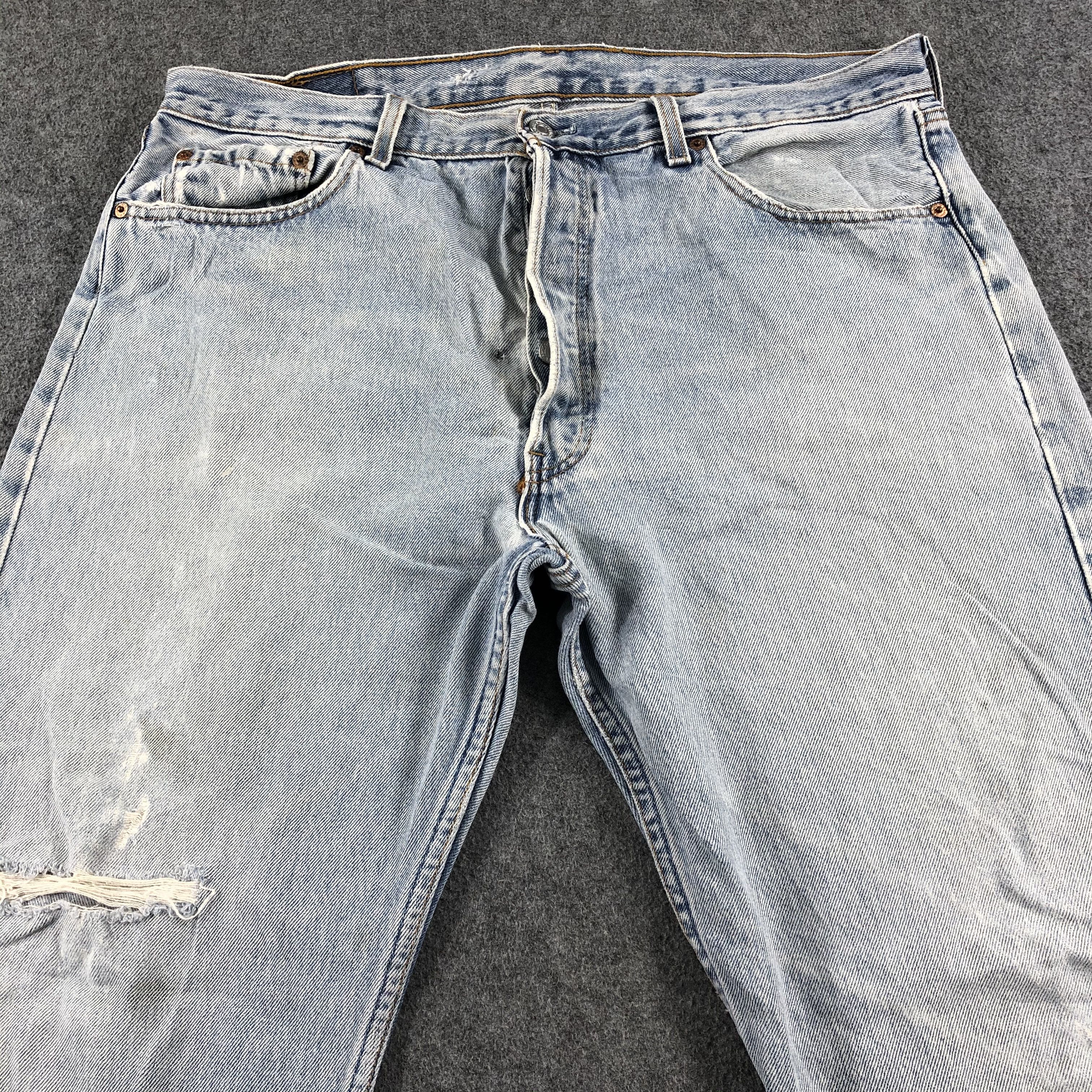 Levi's 90s Vintage Levis 501 Jeans-J2449 Size US 37 - 3 Thumbnail