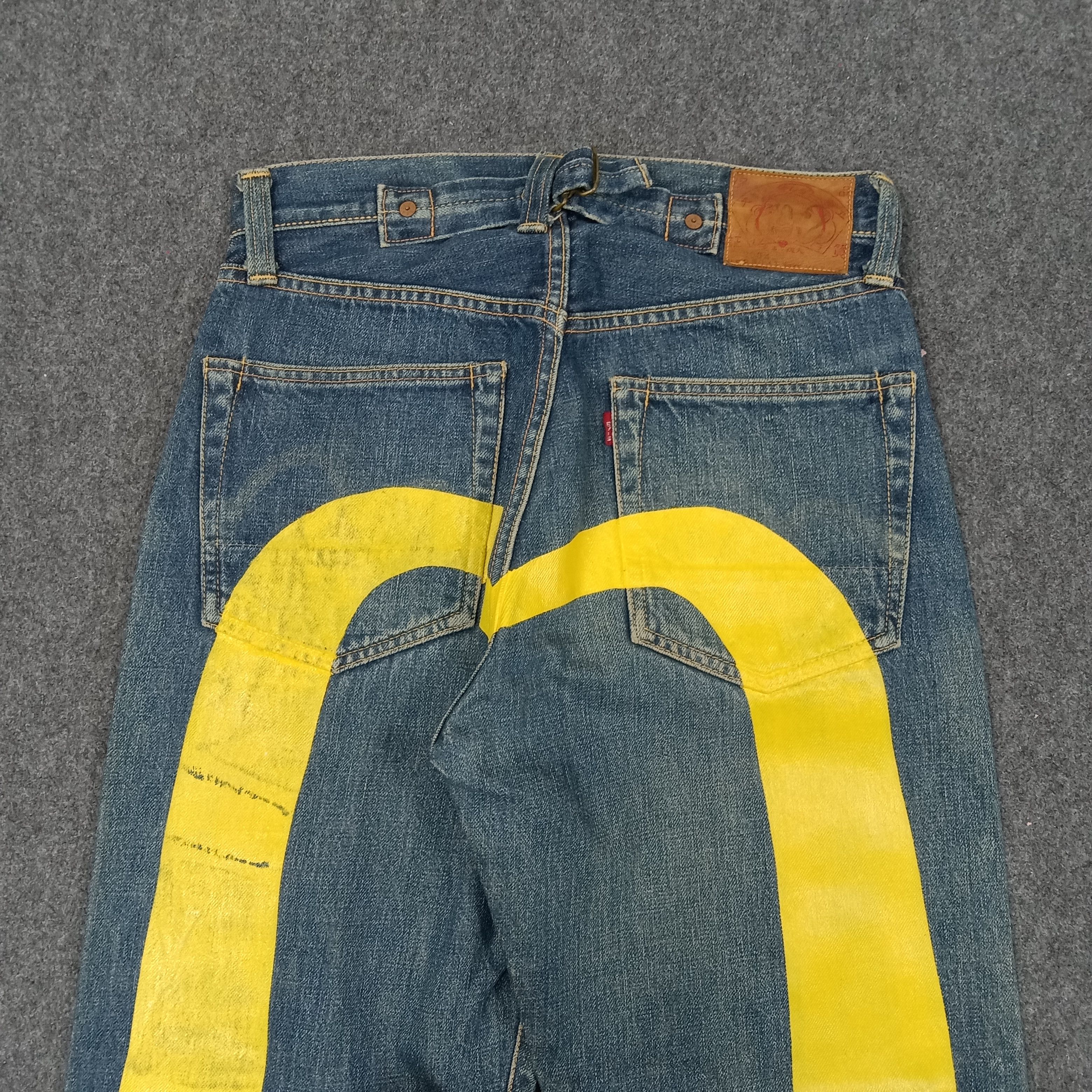 Evisu Evis Japanese Brand Daicock Custom Art Denim Jeans c235n25 Size US 28 / EU 44 - 2 Thumbnail