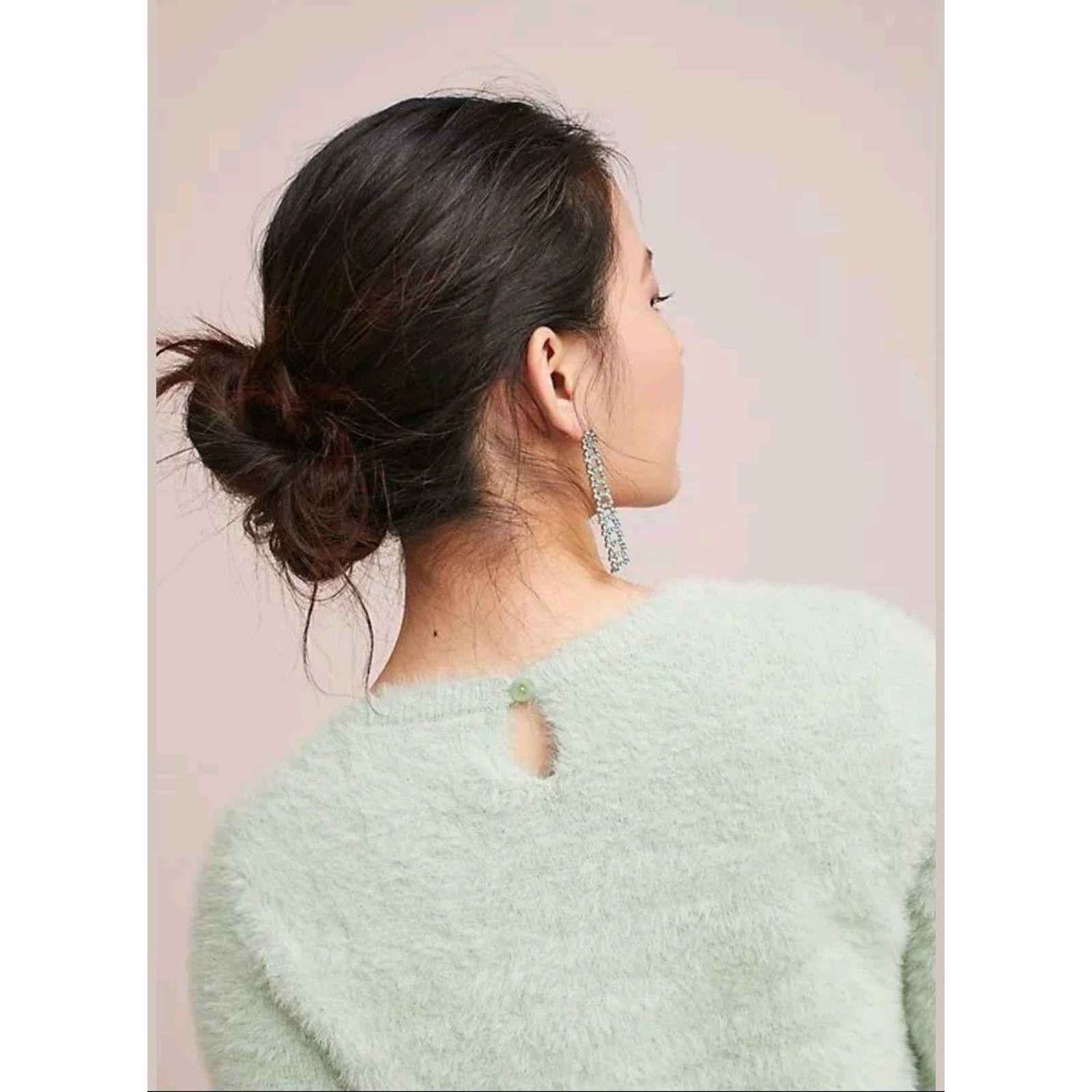 Anthropologie New Anthropologie Aubade Fuzzy Pullover Sweater Rosie Neira Size XS / US 0-2 / IT 36-38 - 4 Thumbnail