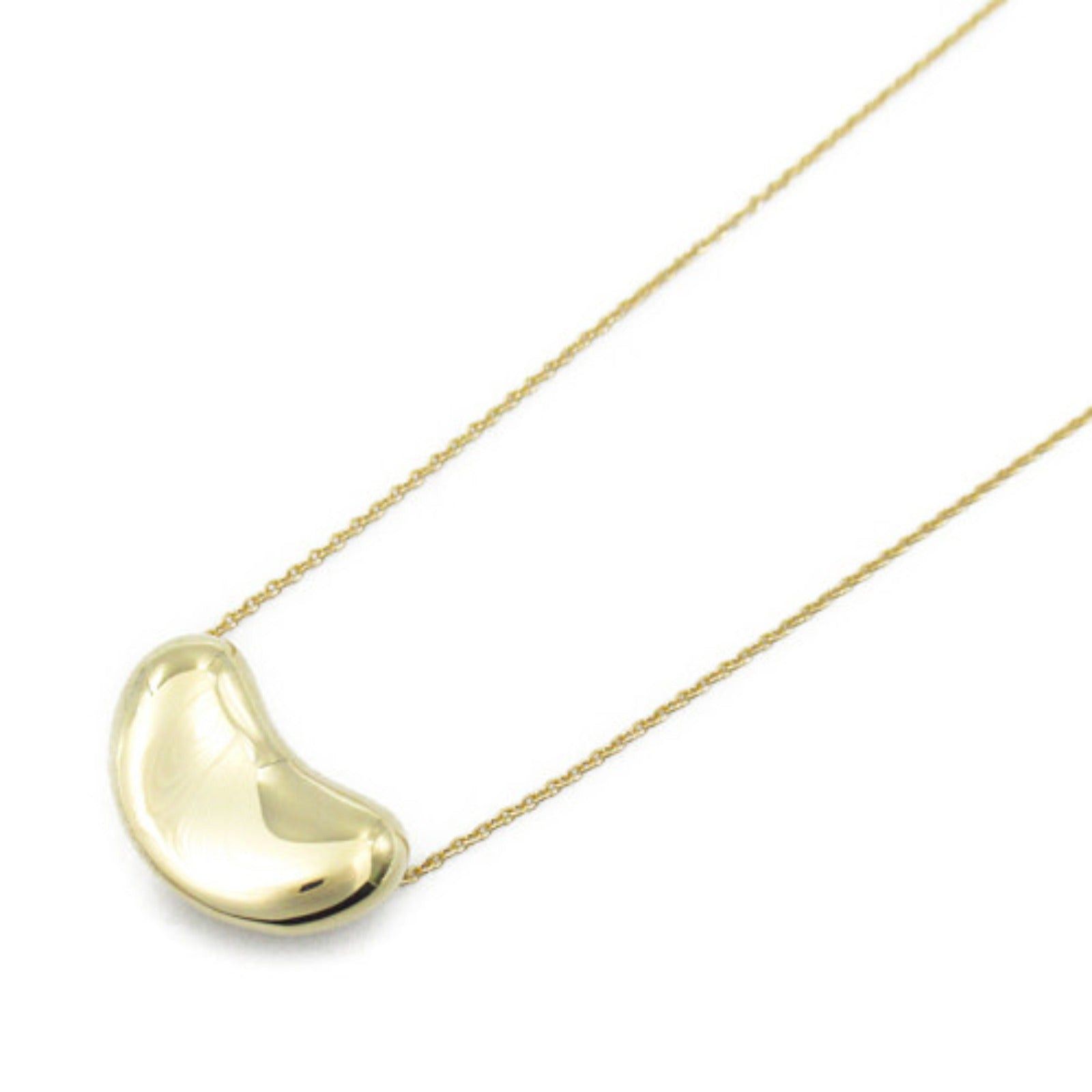 Tiffany & Co. Tiffany Co Elsa Peretti Bean Necklace K18 (Yellow Gold) Gold Size ONE SIZE - 1 Thumbnail