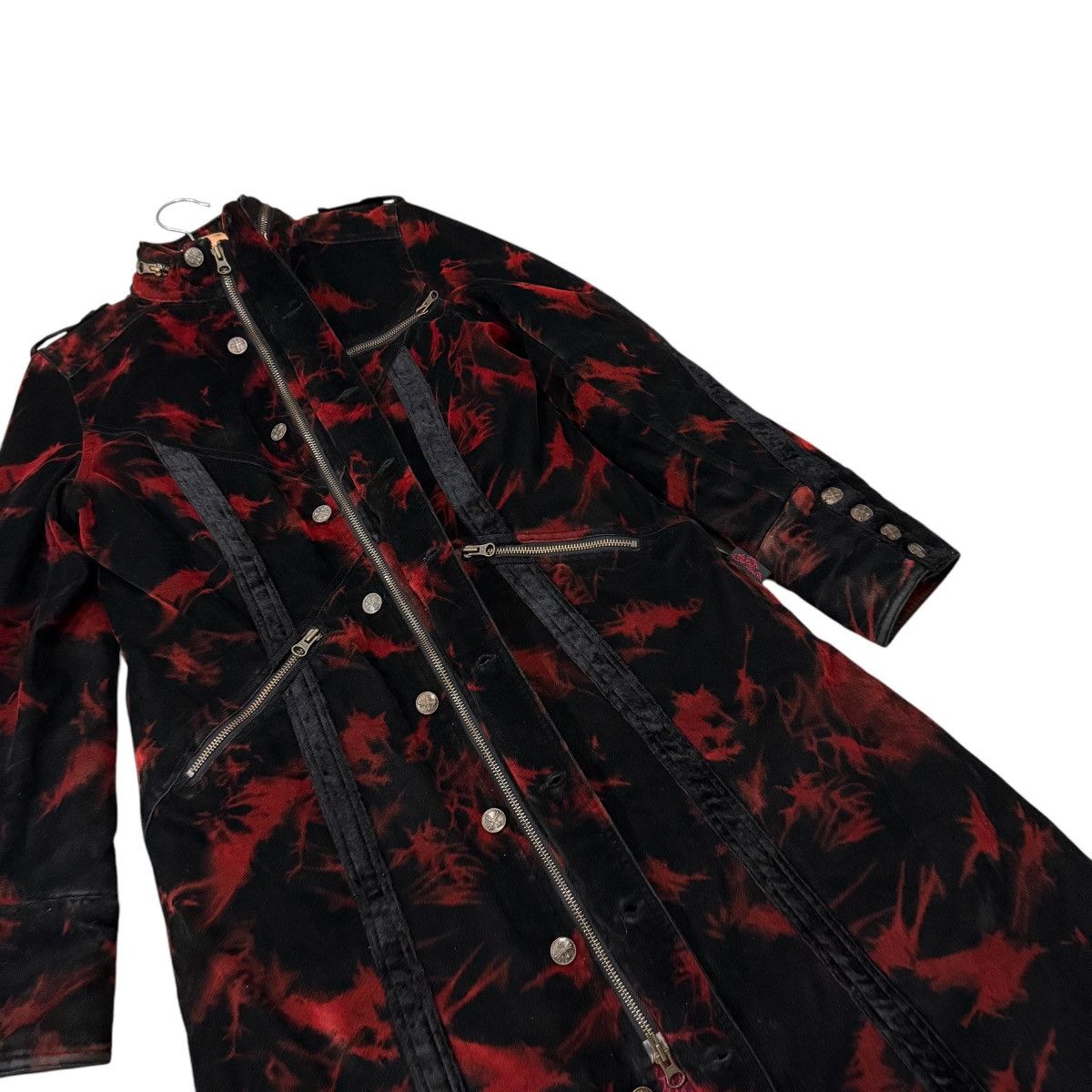 If Six Was Nine Vintage Ozz On Seditionaries Cross Buttons Long Jacket Size S / US 4 / IT 40 - 19 Thumbnail
