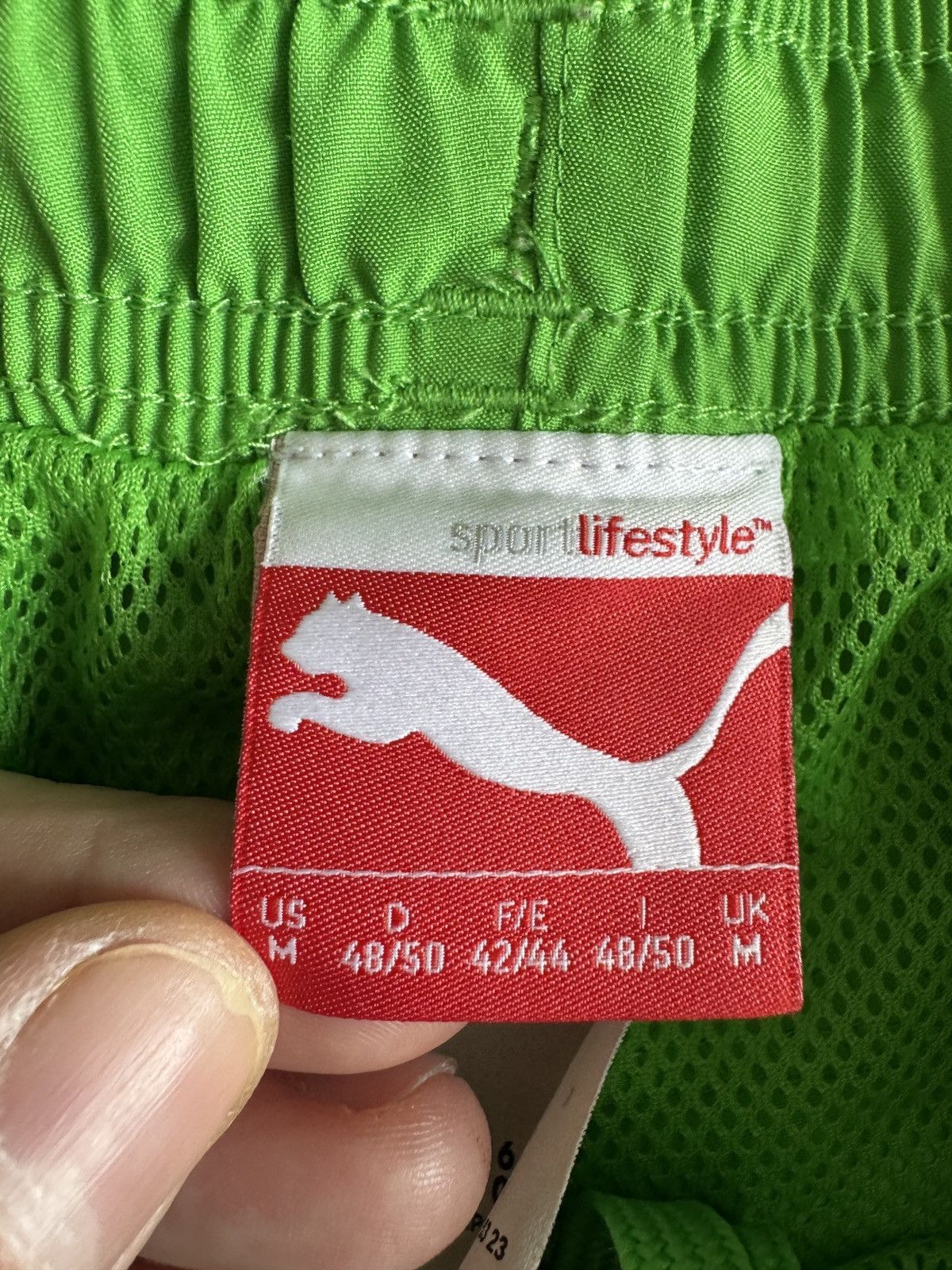 Puma Men’s Puma Shorts Green Streetwear Size Medium Size US 32 / EU 48 - 12 Thumbnail