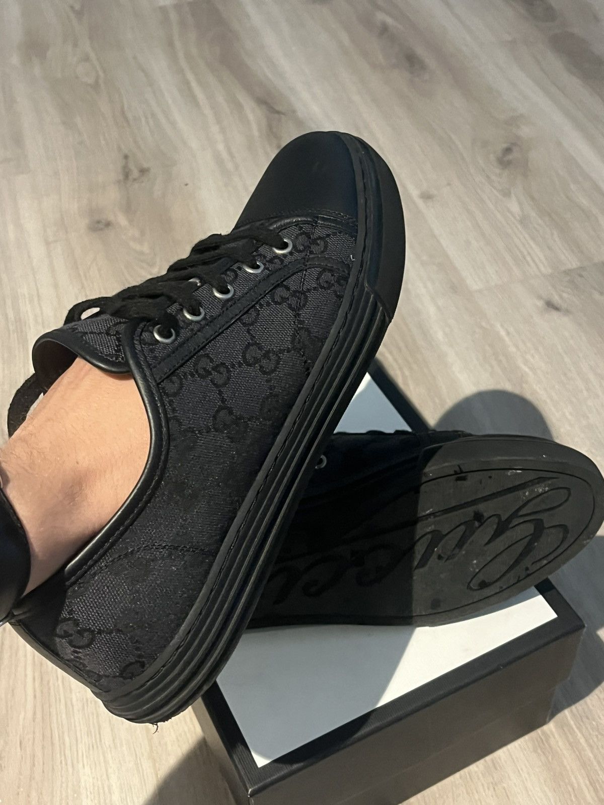 Gucci Gucci GG Monogram Canvas Low Trainers Size US 9.5 / EU 42-43 - 2 Thumbnail