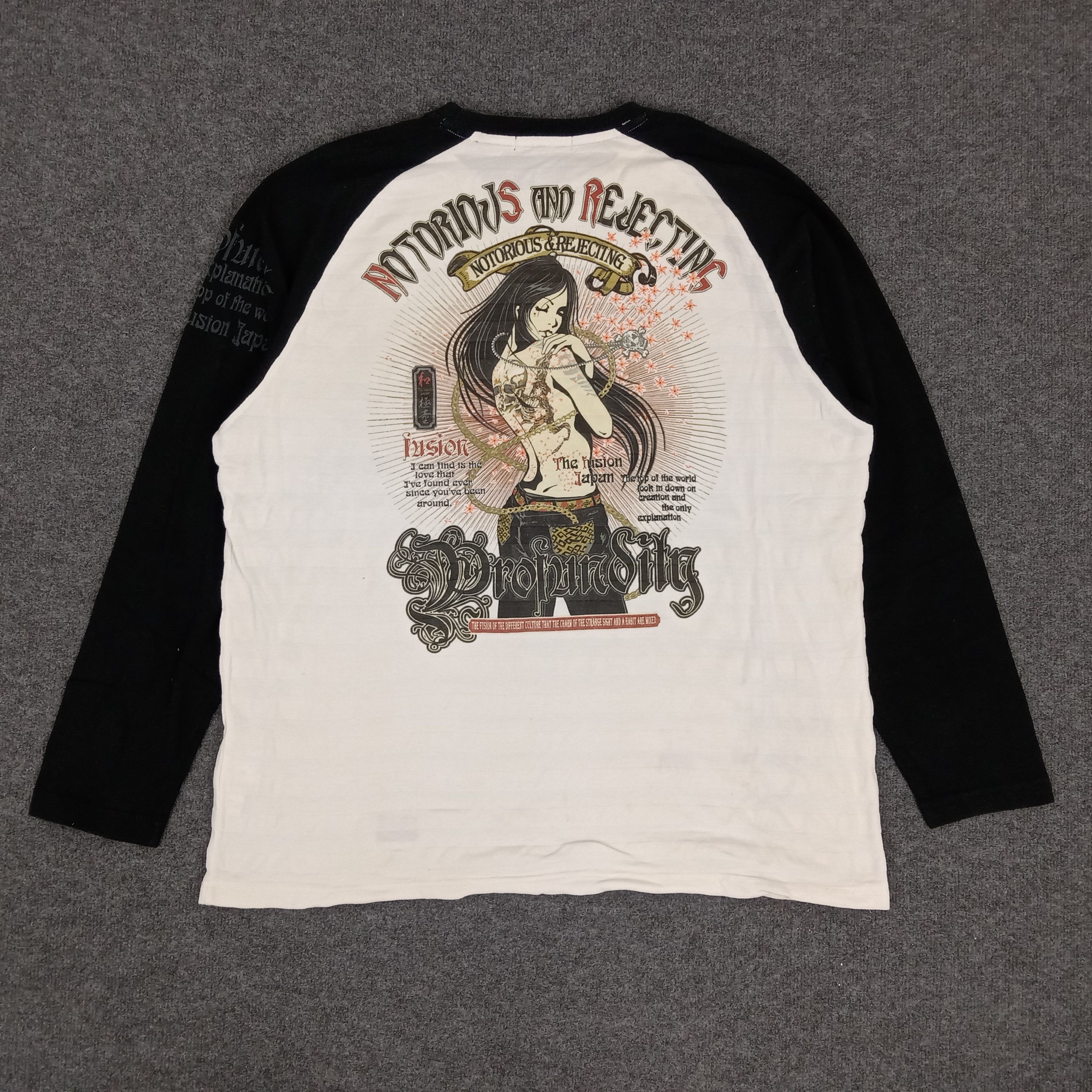 Japanese Brand × Vintage Notorious And Rejecting Sexy Woman's Design Tshirt Size US XXL / EU 58 / 5 - 1 Thumbnail
