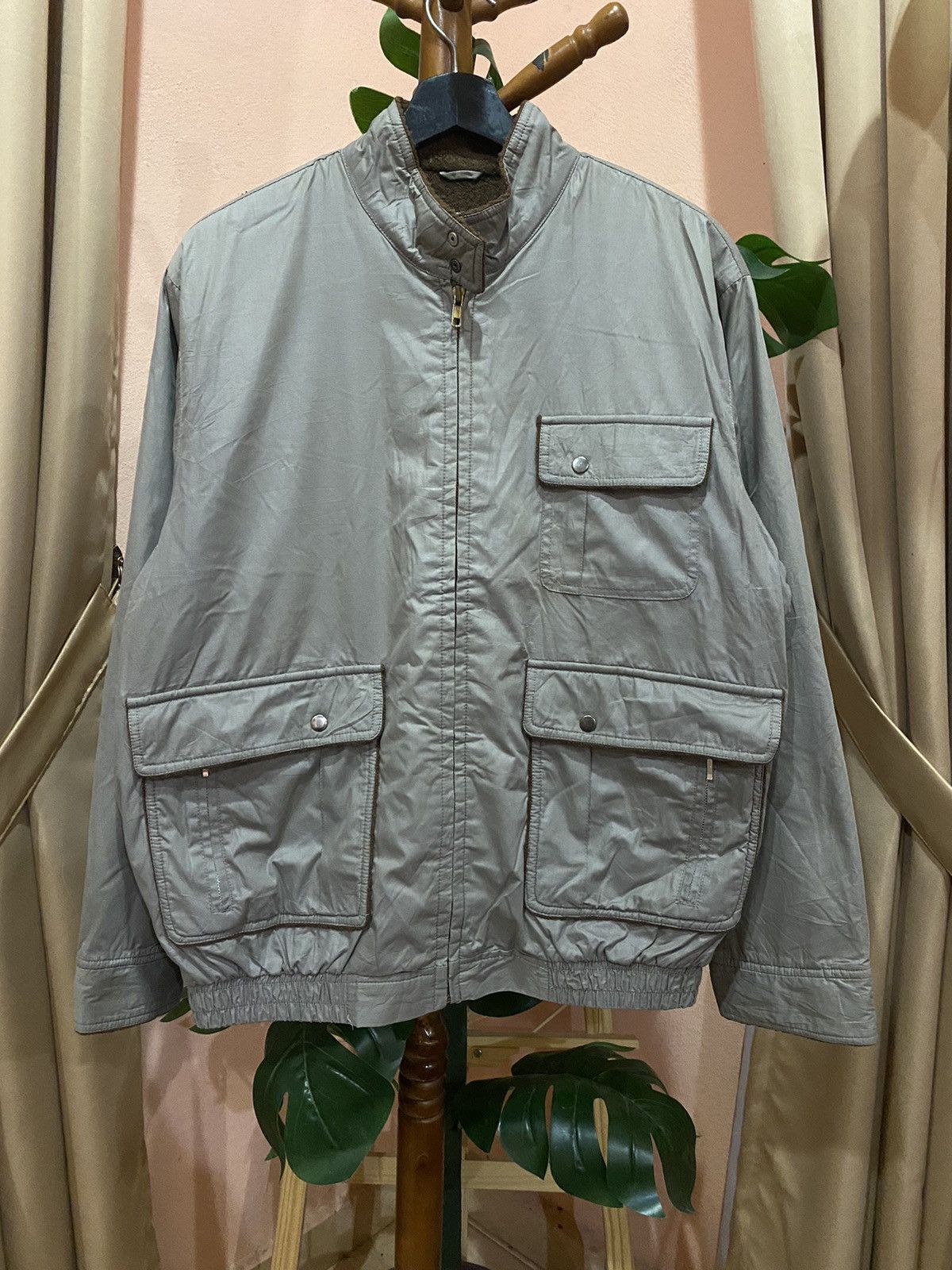 Vintage VINTAGE 80S PROGRESS HARRINGTON JACKET Size US L / EU 52-54 / 3 - 3 Thumbnail