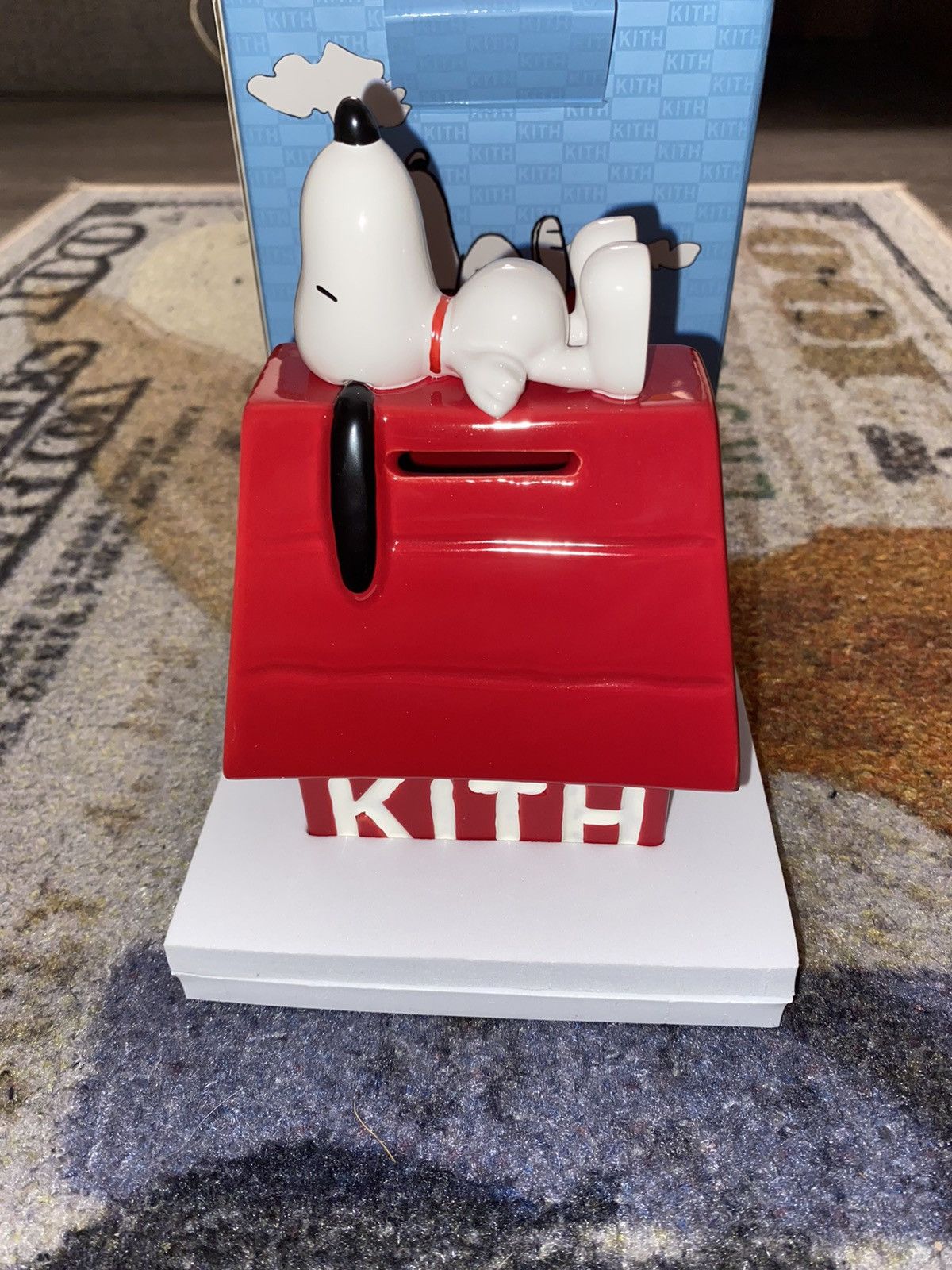 Pre-owned Kith X Peanuts Piggybank Fury In Multicolor