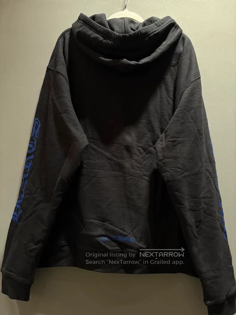 Chrome Hearts CHROME HEARTS Size L Blue Sanskrit letter black zipper hood Size US L / EU 52-54 / 3 - 2 Thumbnail