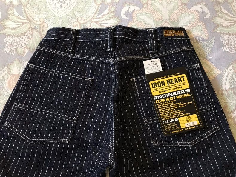 Iron Heart Iron heart 21oz Wabash dyed striped heavyweight original co Size US 31 - 5 Thumbnail