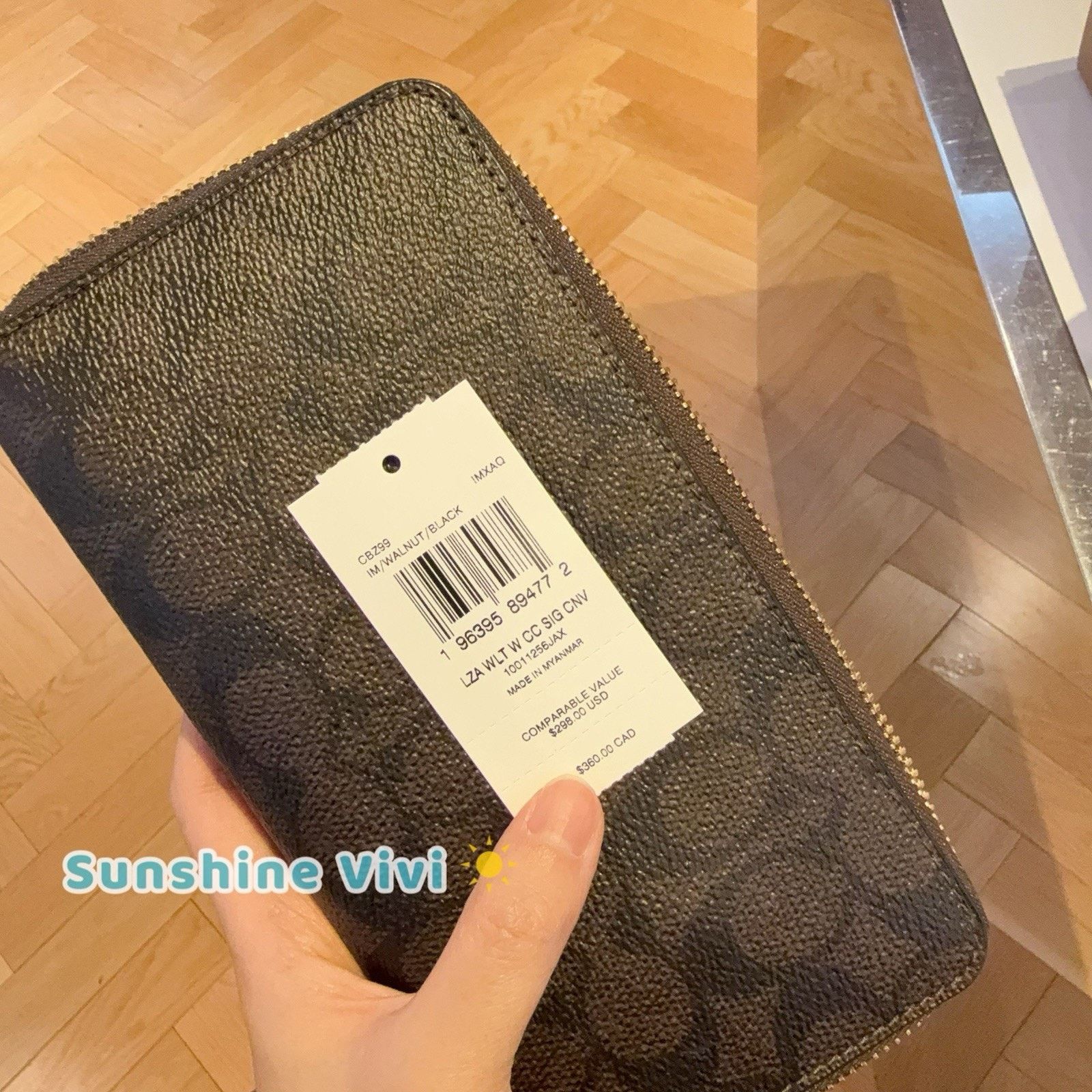Coach NWT Coach CBZ99 Long Zip Around Wallet Detachable Card Case Size ONE SIZE - 8 Thumbnail