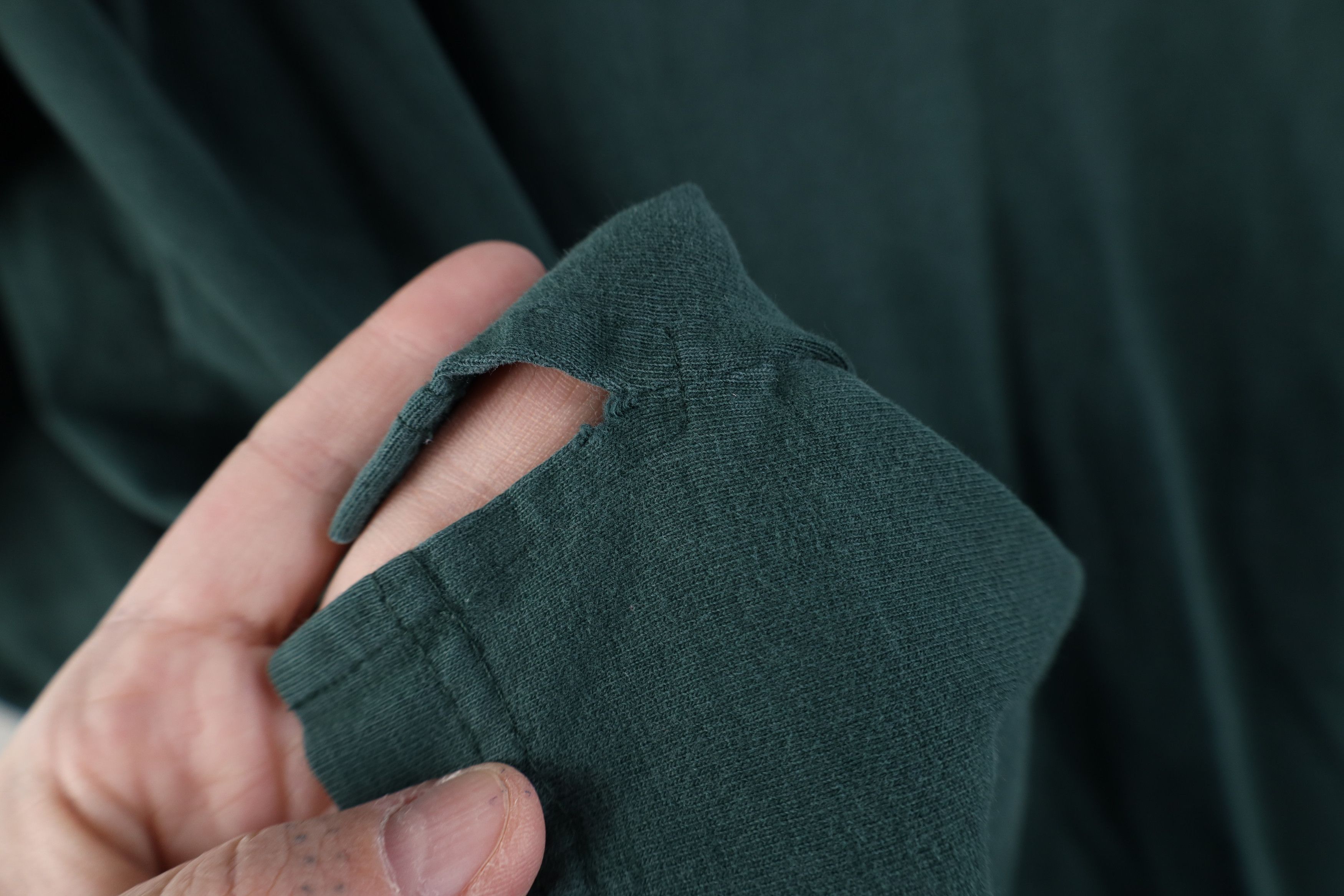 Vintage Vintage 90s Streetwear Long Sleeve Henley T-Shirt Green Size US XL / EU 56 / 4 - 9 Thumbnail