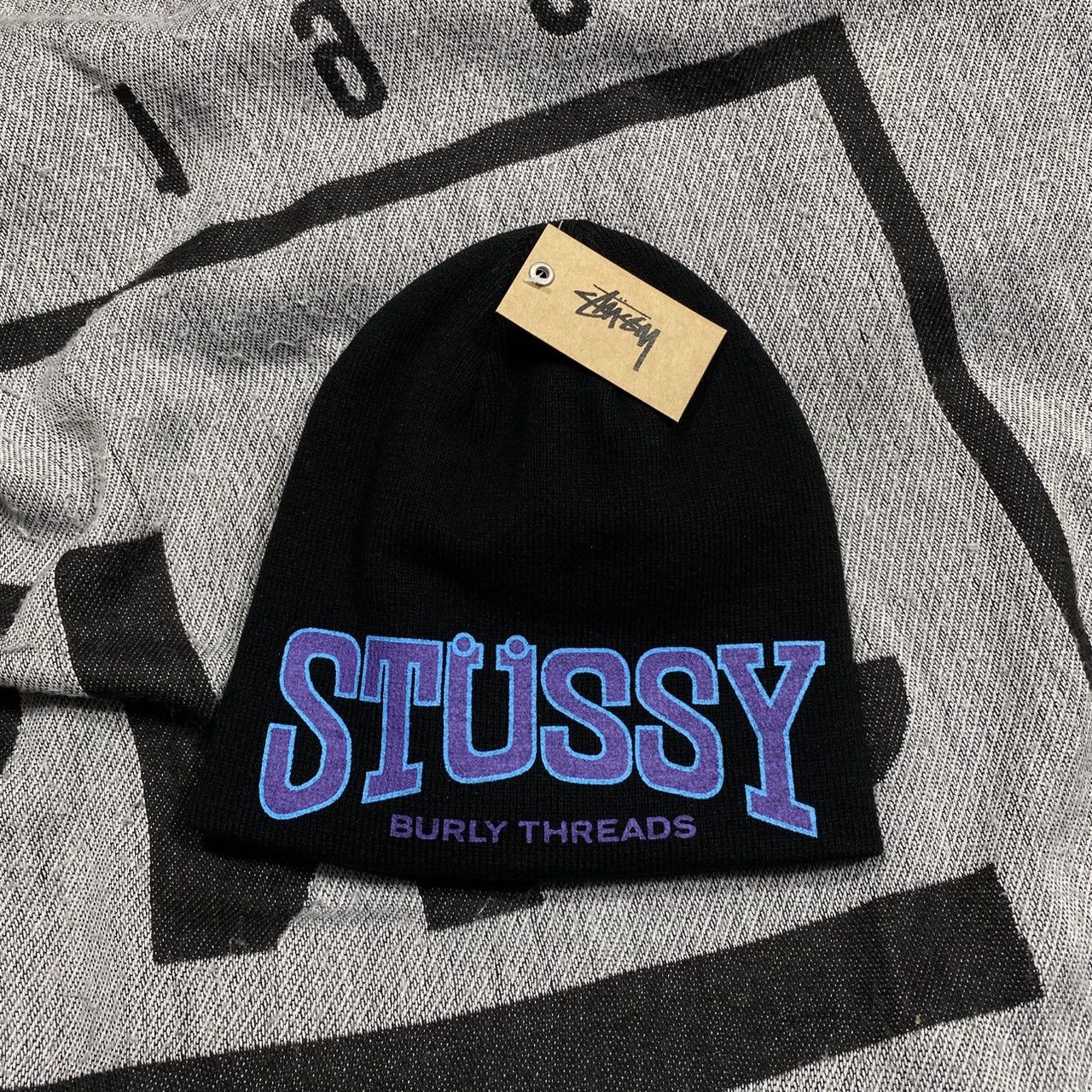 Stussy STUSSY BURLY THREADS SKULLCAP BEANIE HAT Size ONE SIZE - 1 Thumbnail