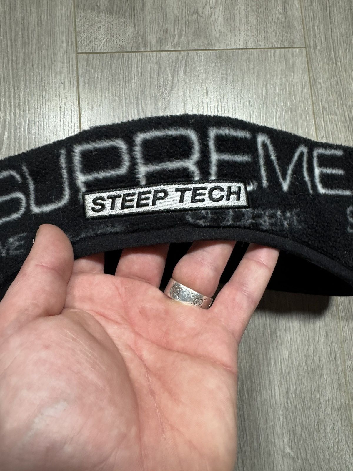 Supreme × The North Face 2021 Supreme x The North Face Tech Headband 'Black' Size ONE SIZE - 2 Thumbnail