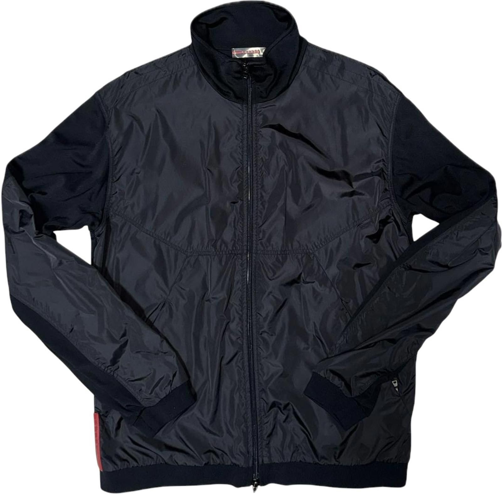 Prada Prada - Men's Black Windbreaker Jacket Size US L / EU 52-54 / 3 - 8 Thumbnail