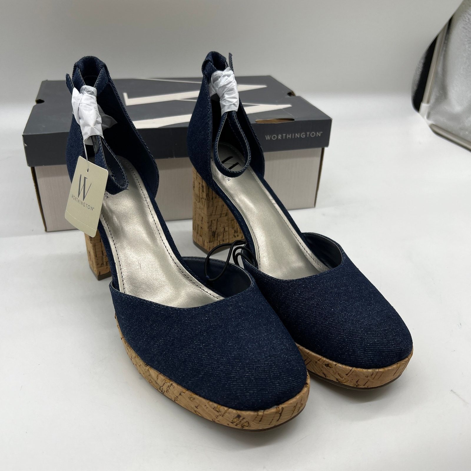 Other Worthington Womens Panama Block Heel Pumps Size US 11 / IT 41 - 3 Thumbnail
