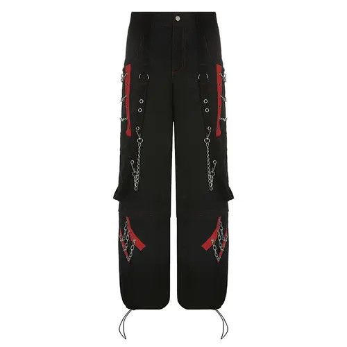 Designer × Japanese Brand Gothic Cargo Pants Size US 30 / EU 46 - 1 Thumbnail