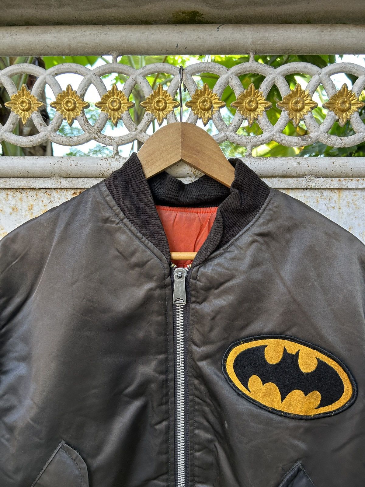 DC Comics Vintage1989 DC Comics Batman MA-1 Bomber Jacket Size US M / EU 48-50 / 2 - 4 Thumbnail