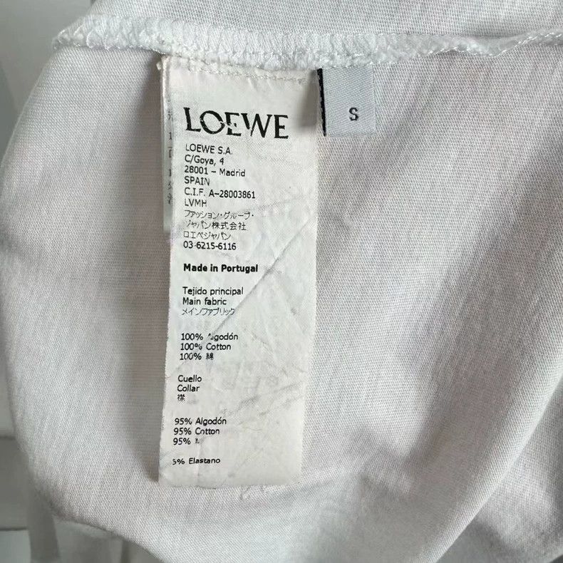 Loewe loewe White short sleeves 2505-Nextarrow Size US S / EU 44-46 / 1 - 4 Thumbnail