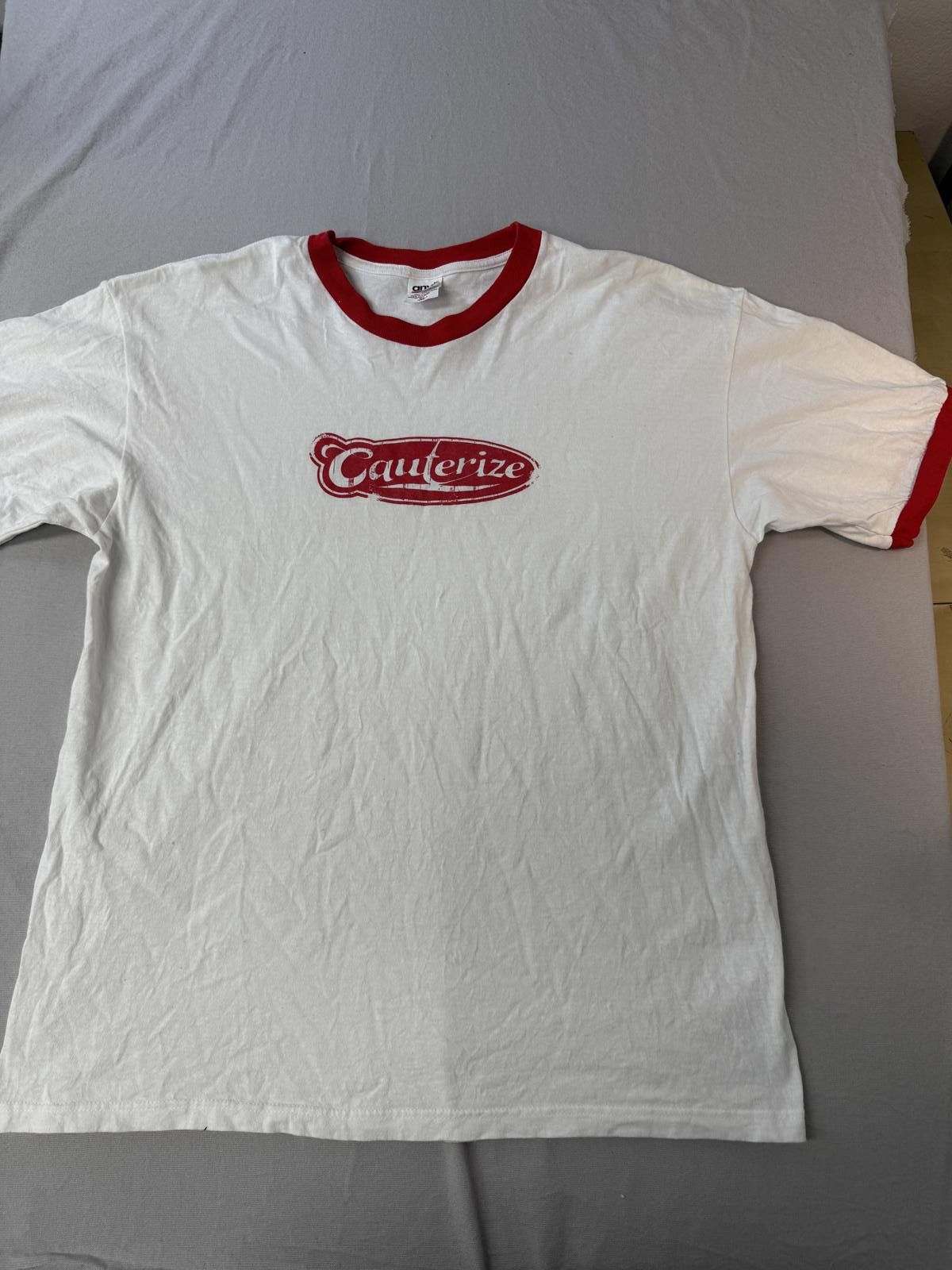 Anvil Y2K Cauterize Band T-shirt Ringer Ontario Canada XL Size US XL / EU 56 / 4 - 1 Thumbnail