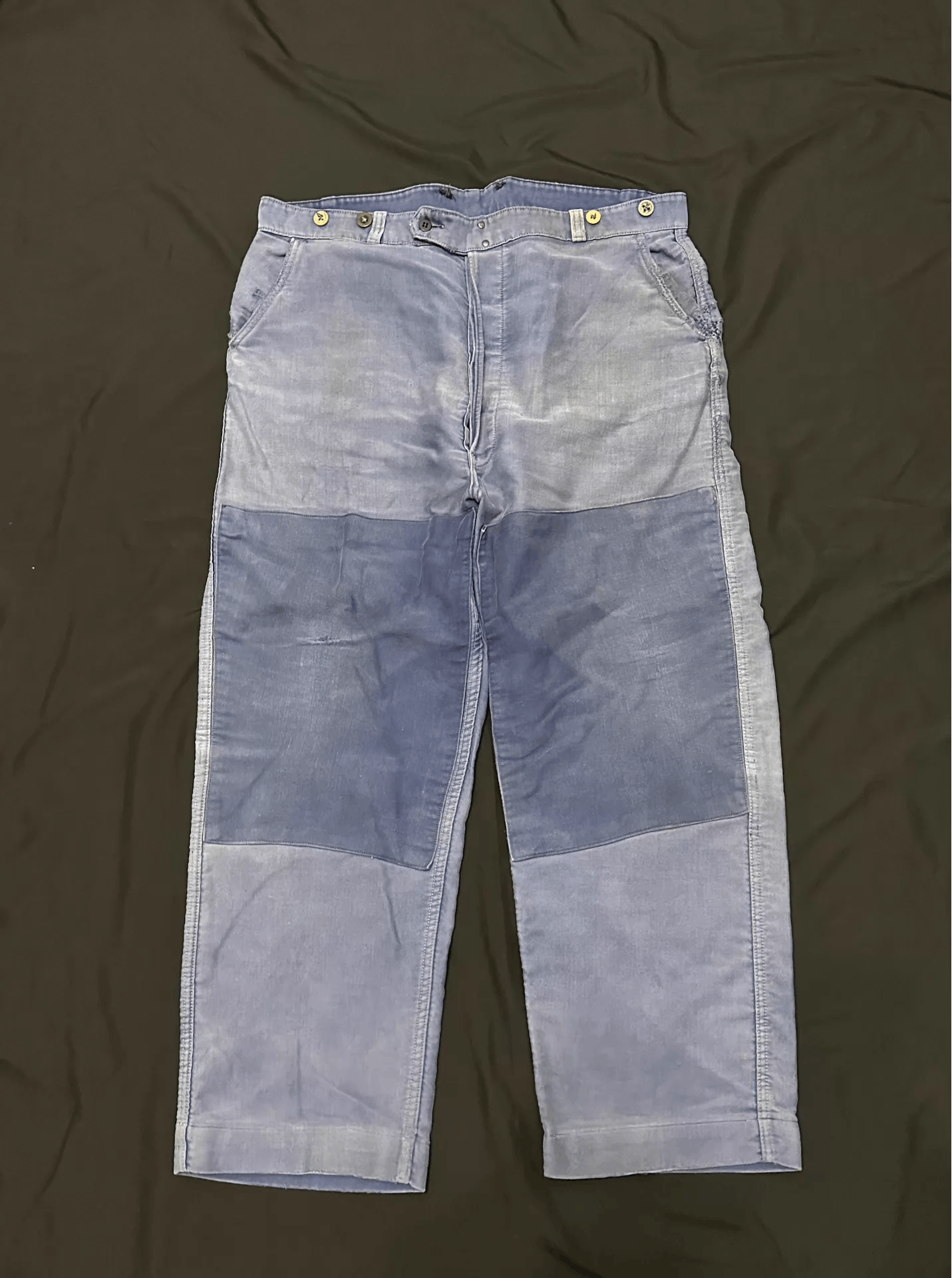 Other 40s Adolphe Lafont Moleskin Knee Patch Black Label Pant Size US 32 / EU 48 - 1 Thumbnail