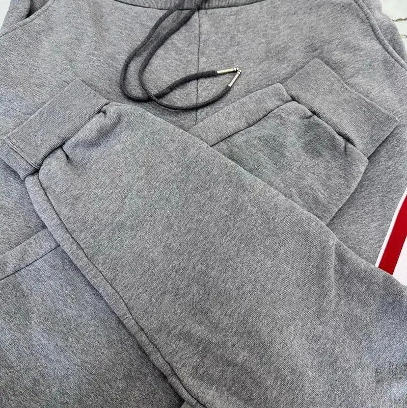 Other Thom Browne Gray Cotton Striped Casual Pants . Size US 26 / EU 42 - 5 Thumbnail