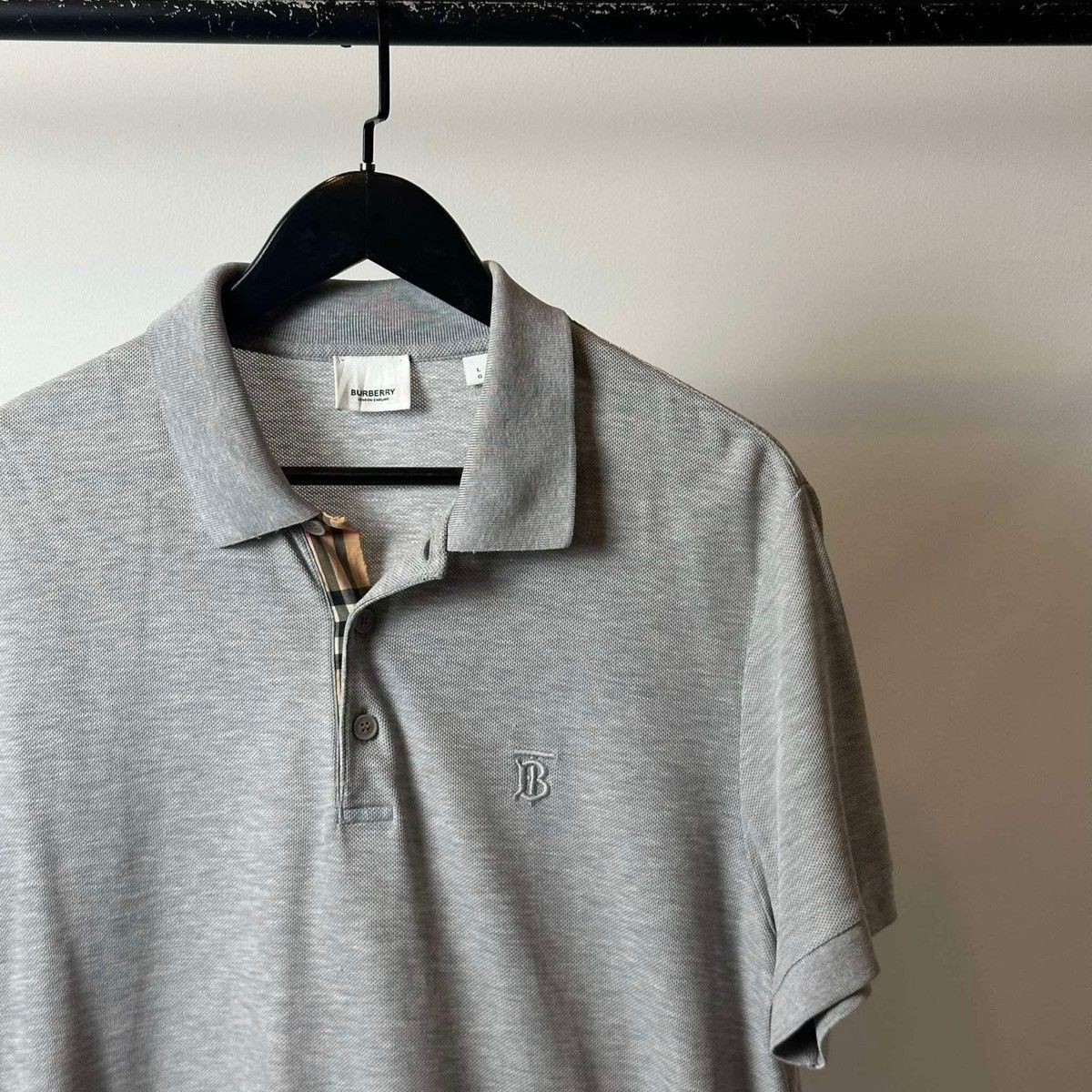 Burberry BURBERRY “TB” LOGO POLO SHIRT Size US L / EU 52-54 / 3 - 3 Thumbnail